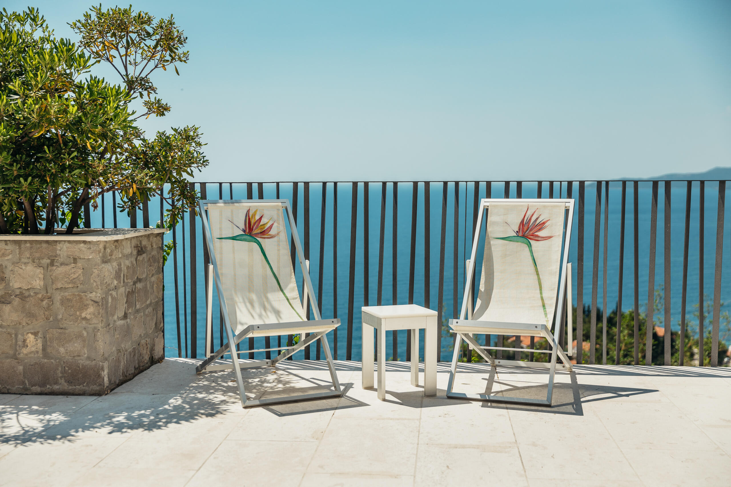 Elegant Stone Mansion with Sea View near Sveti Stefan