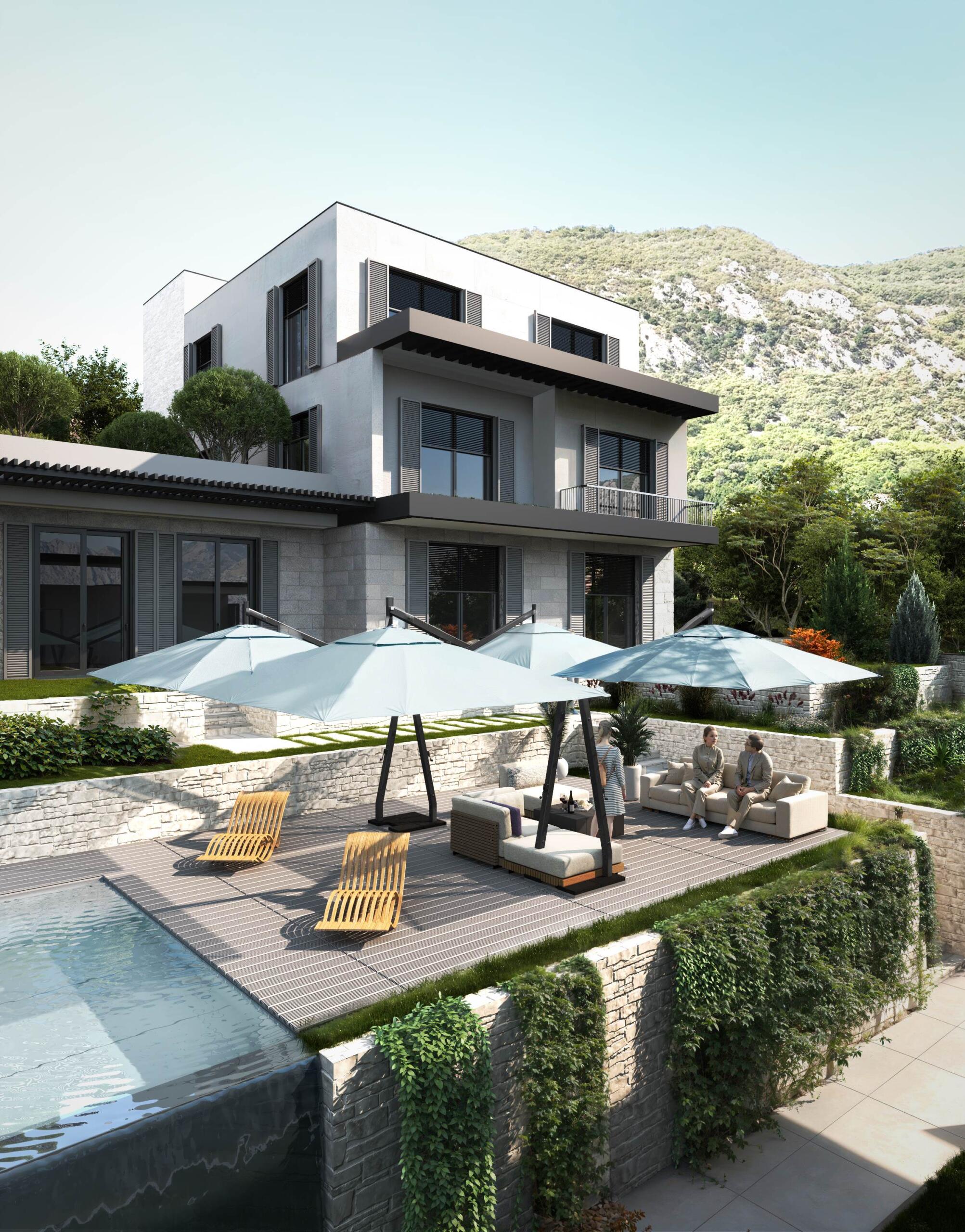 Apartments in a developing complex in Kotor