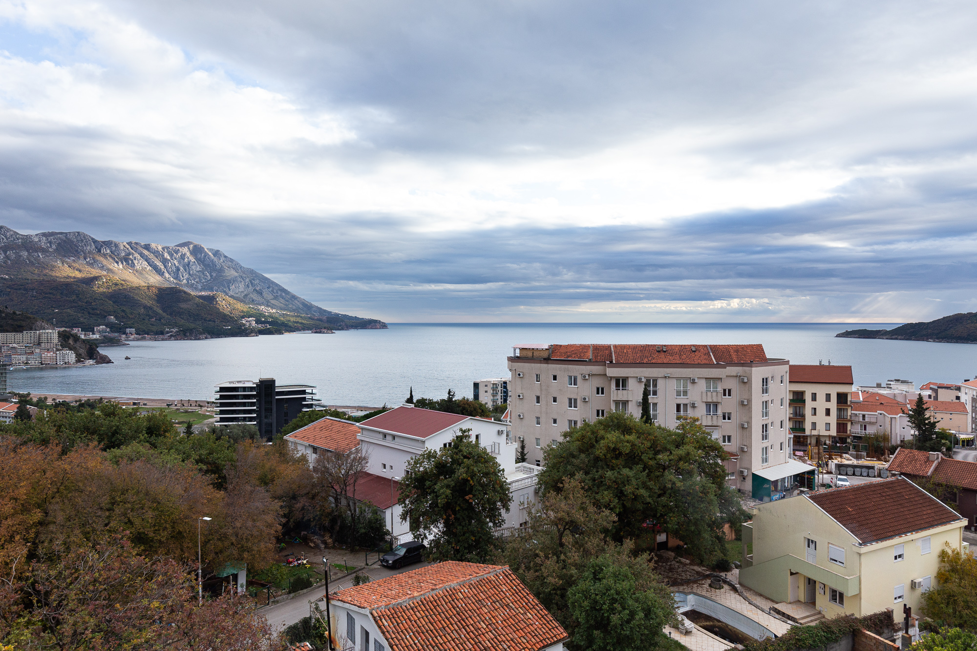 Luxury Two-Bedroom Apartment in Bečići – Panoramic Sea View of Sveti Stefan
