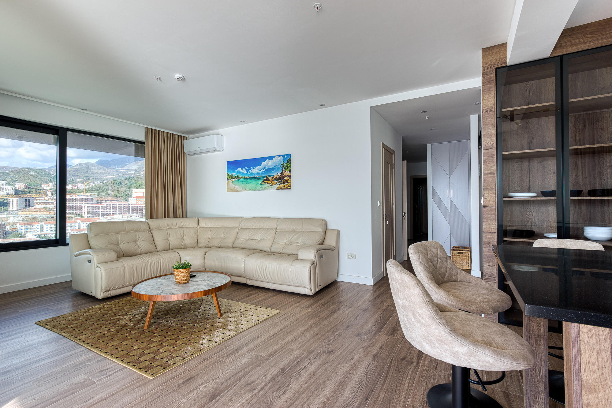 For sale: an exclusive, fully furnished luxury apartment with a spacious terrace.