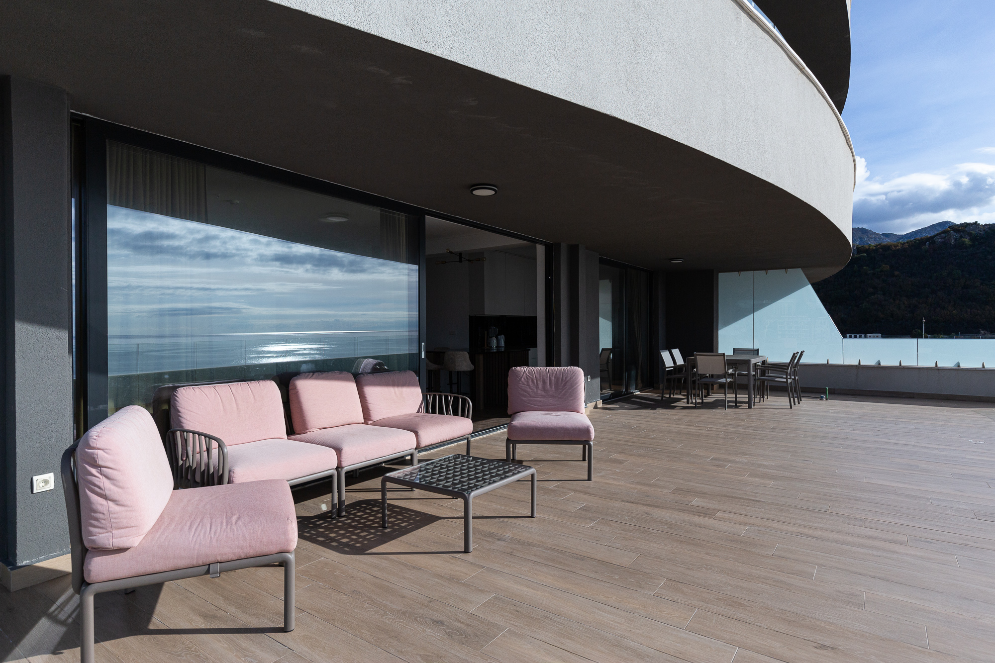 For sale: an exclusive, fully furnished luxury apartment with a spacious terrace.