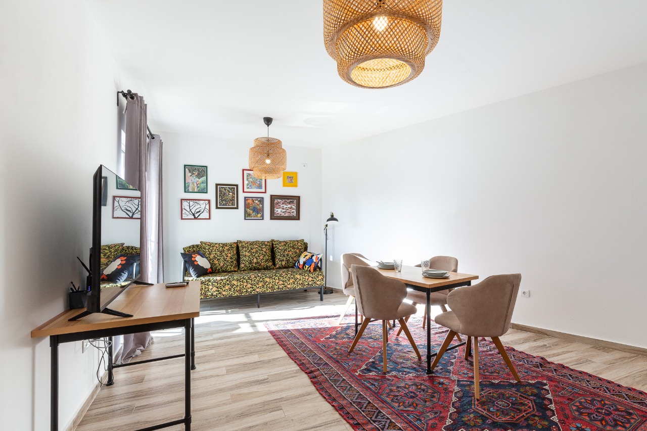 A cozy and modern 53 m² apartment in Bečići, located on the 4th floor