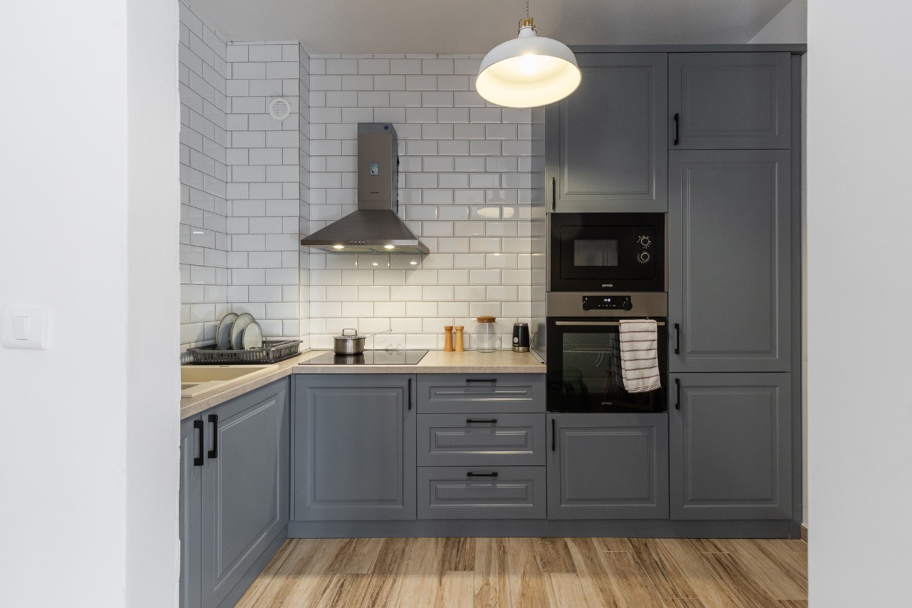 A cozy and modern 53 m² apartment in Bečići, located on the 4th floor