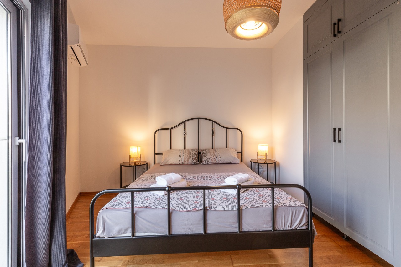 A cozy and modern 53 m² apartment in Bečići, located on the 4th floor