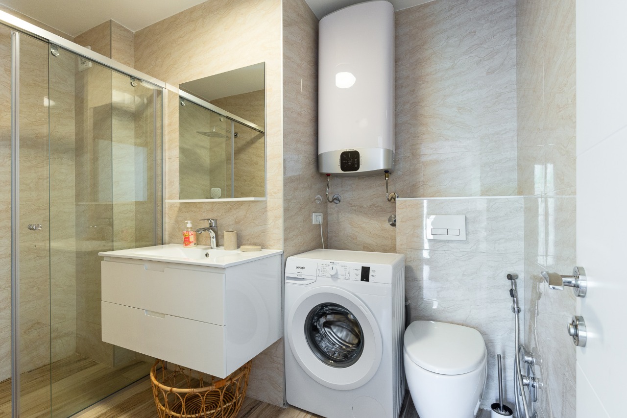 A cozy and modern 53 m² apartment in Bečići, located on the 4th floor