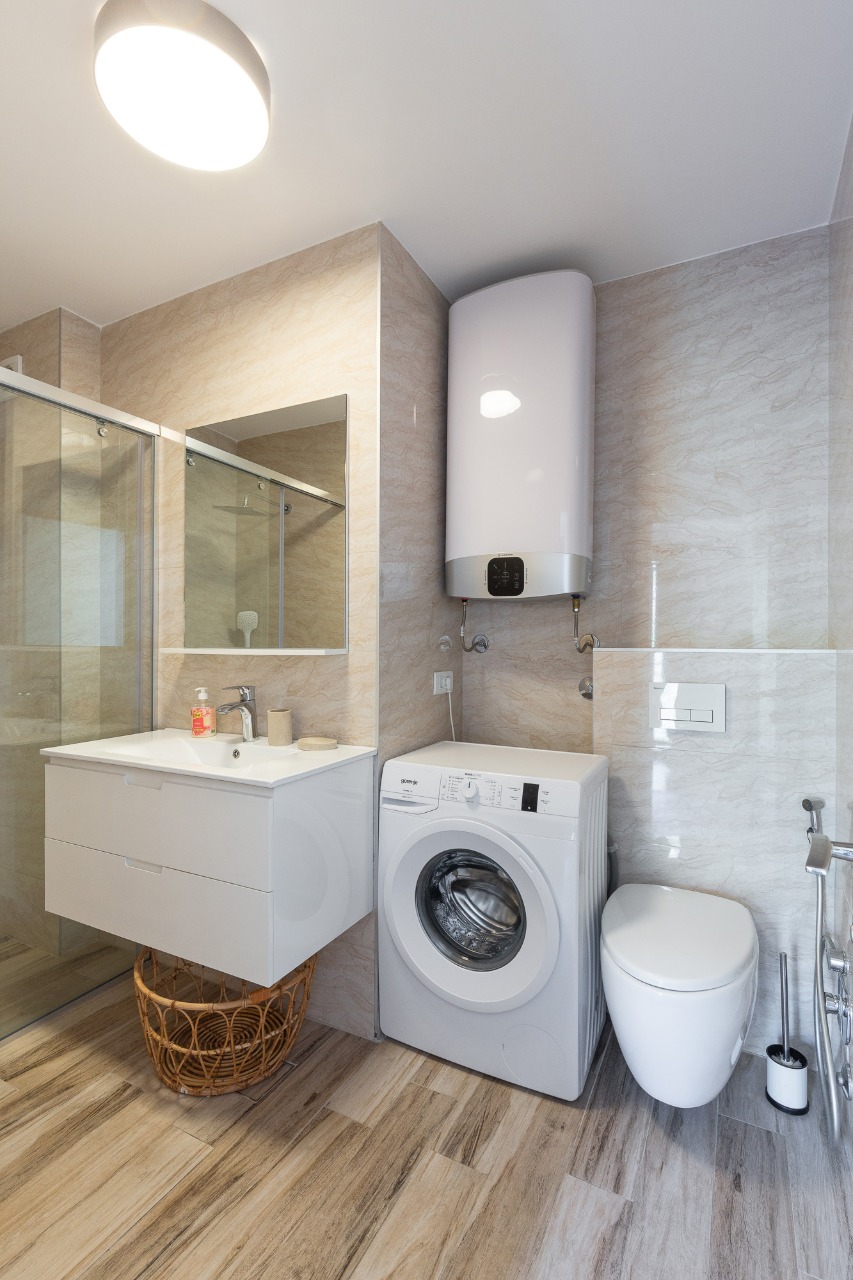 A cozy and modern 53 m² apartment in Bečići, located on the 4th floor