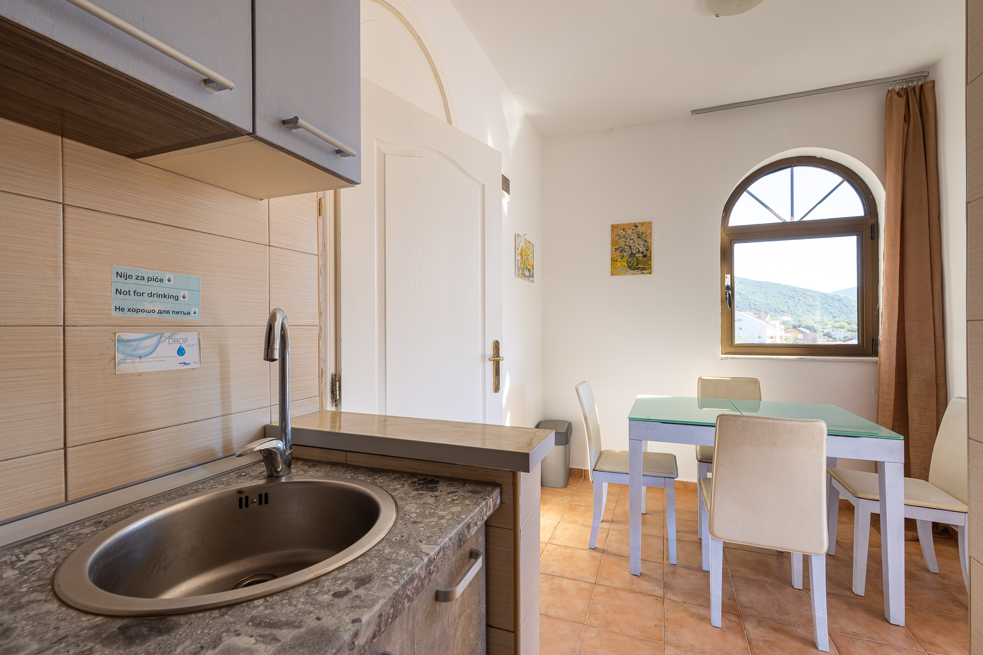 Cozy Seafront Apartment in Bigovo — with Terrace and Stunning Sea View