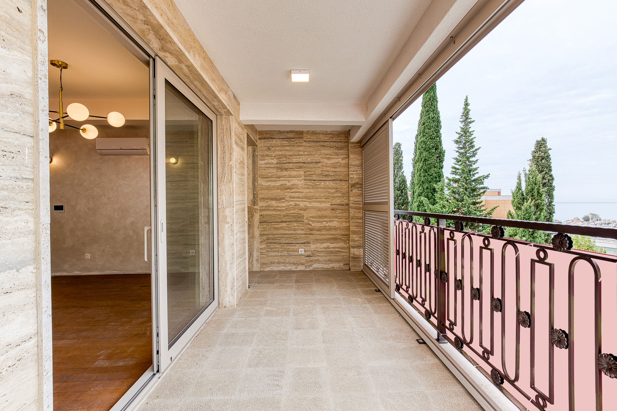 Modern Two-Bedroom Apartment with Panoramic Sea View — Pržno, 68 m²