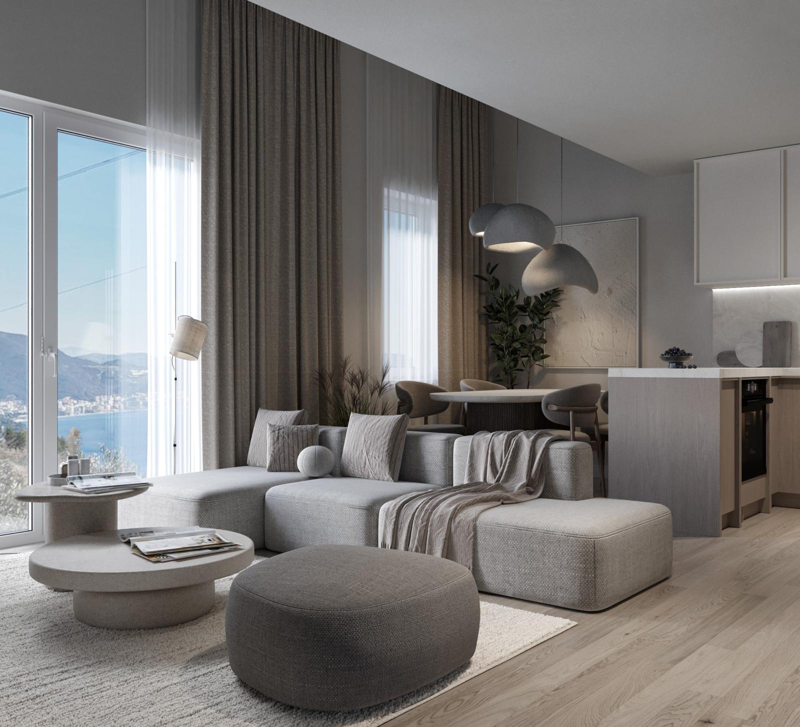 Luxury apartments with sea view