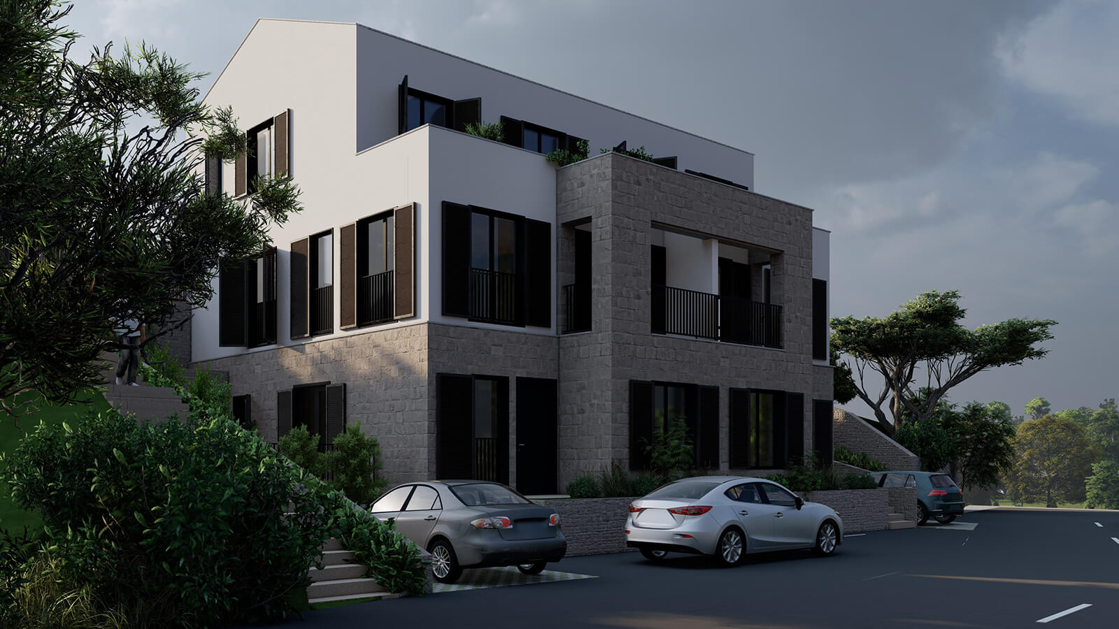 Apartment in a luxurious villa near the sea