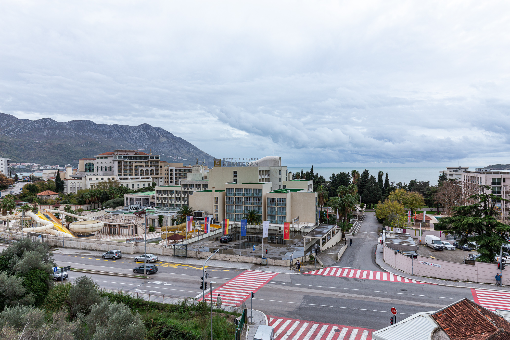 Complex in Bečići near the sea