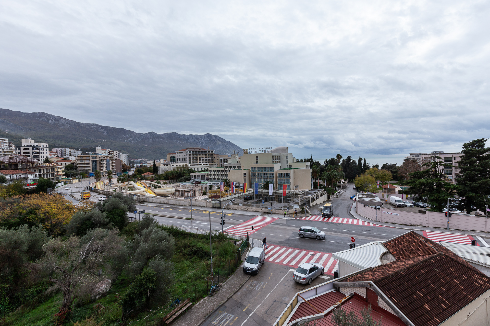 Complex in Bečići near the sea