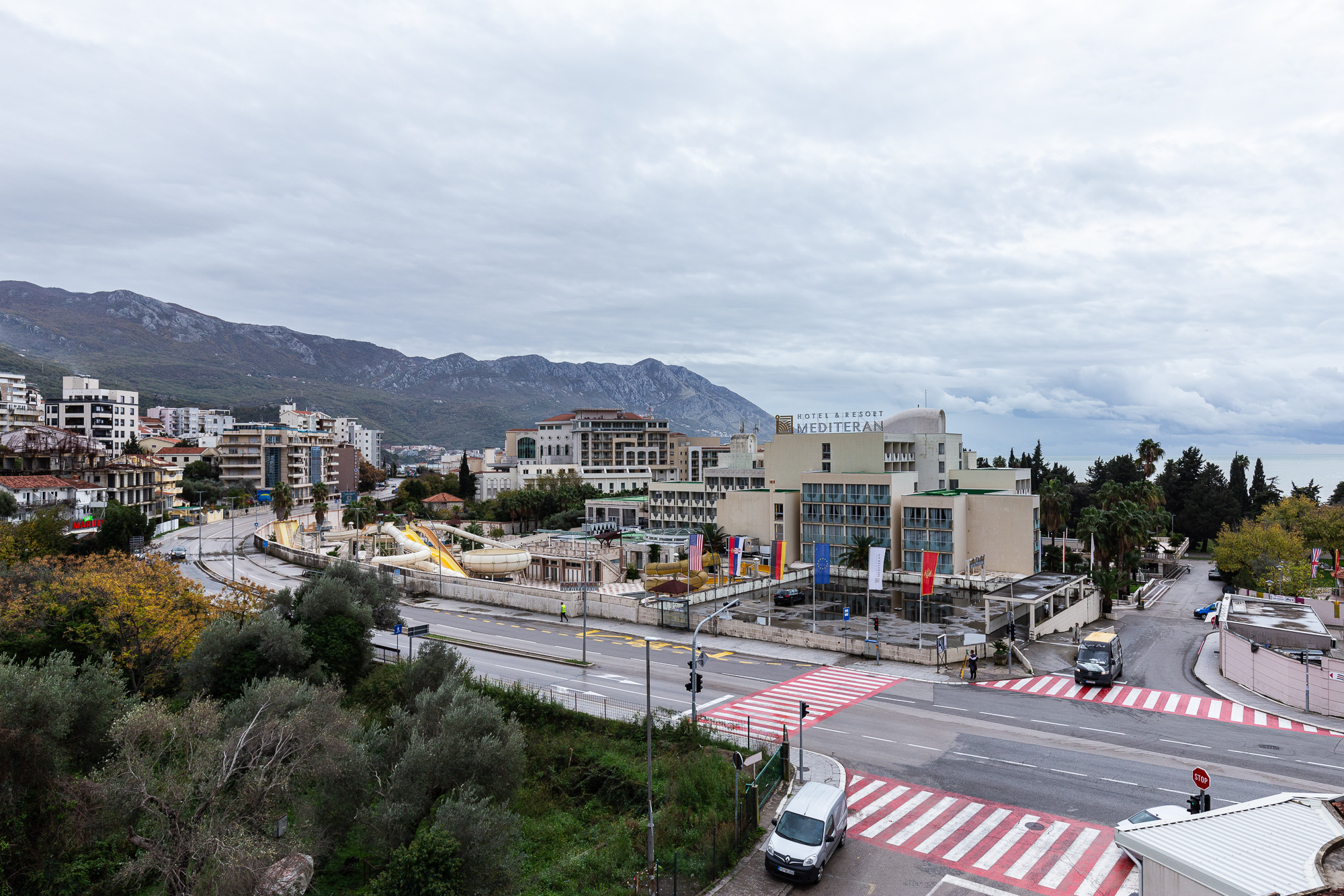 Complex in Bečići near the sea