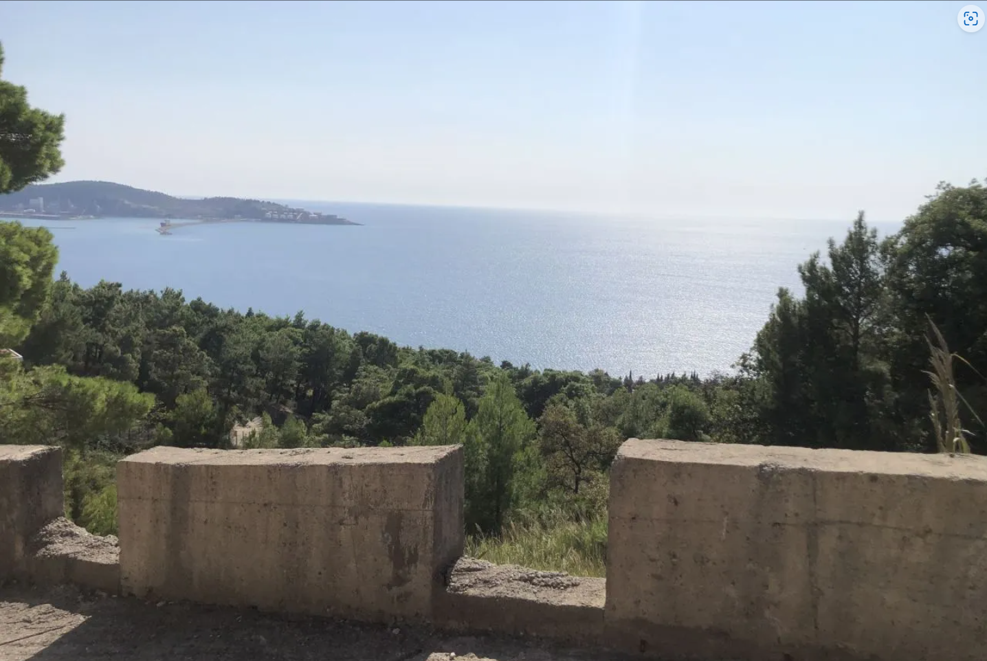 500 m² Plot with Sea View in Šušanj