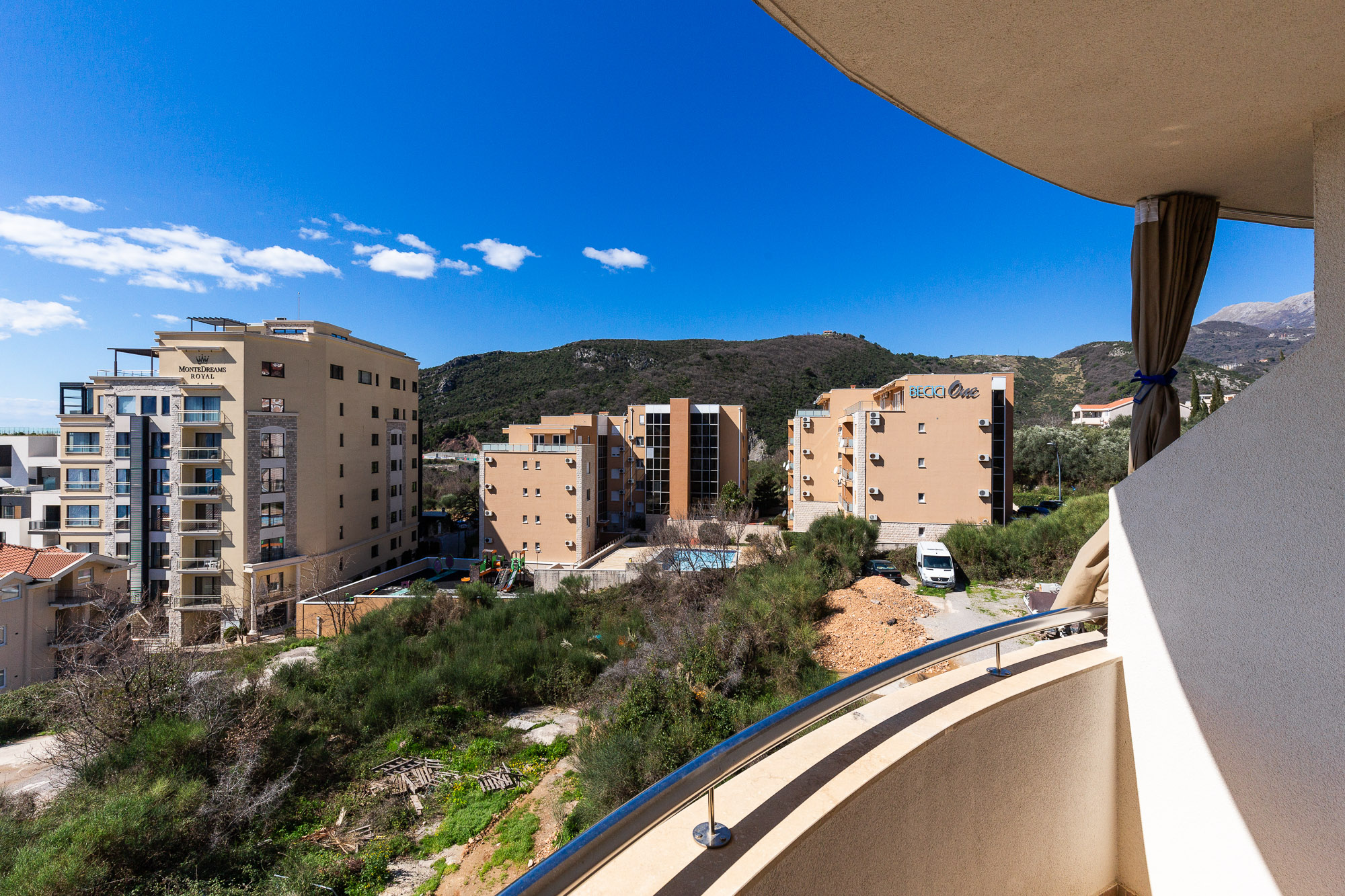 52 m² Apartment with Sea View and Two Terraces in Bečići