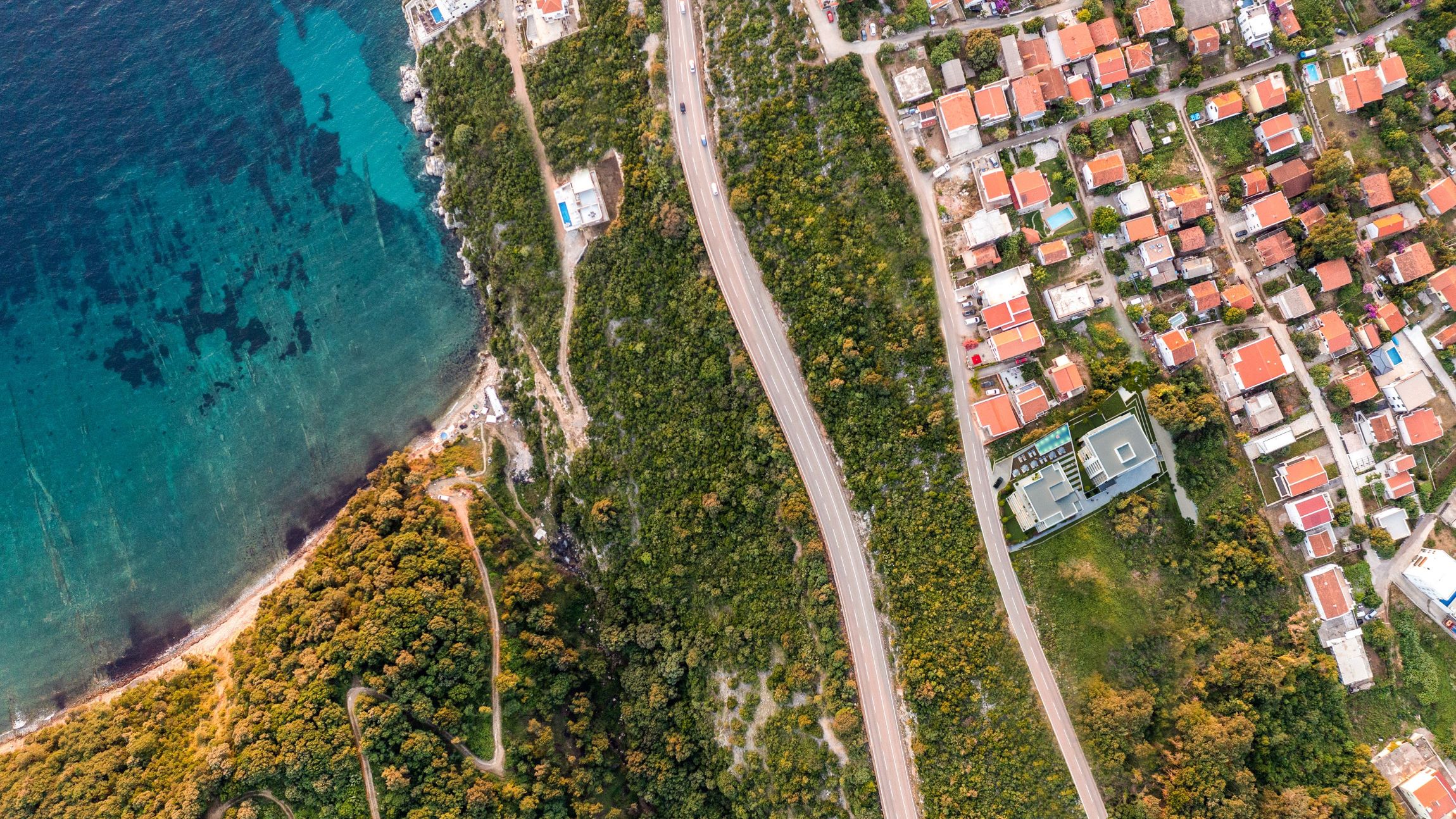Apartments in Bar with a Pool and Breathtaking Sea View