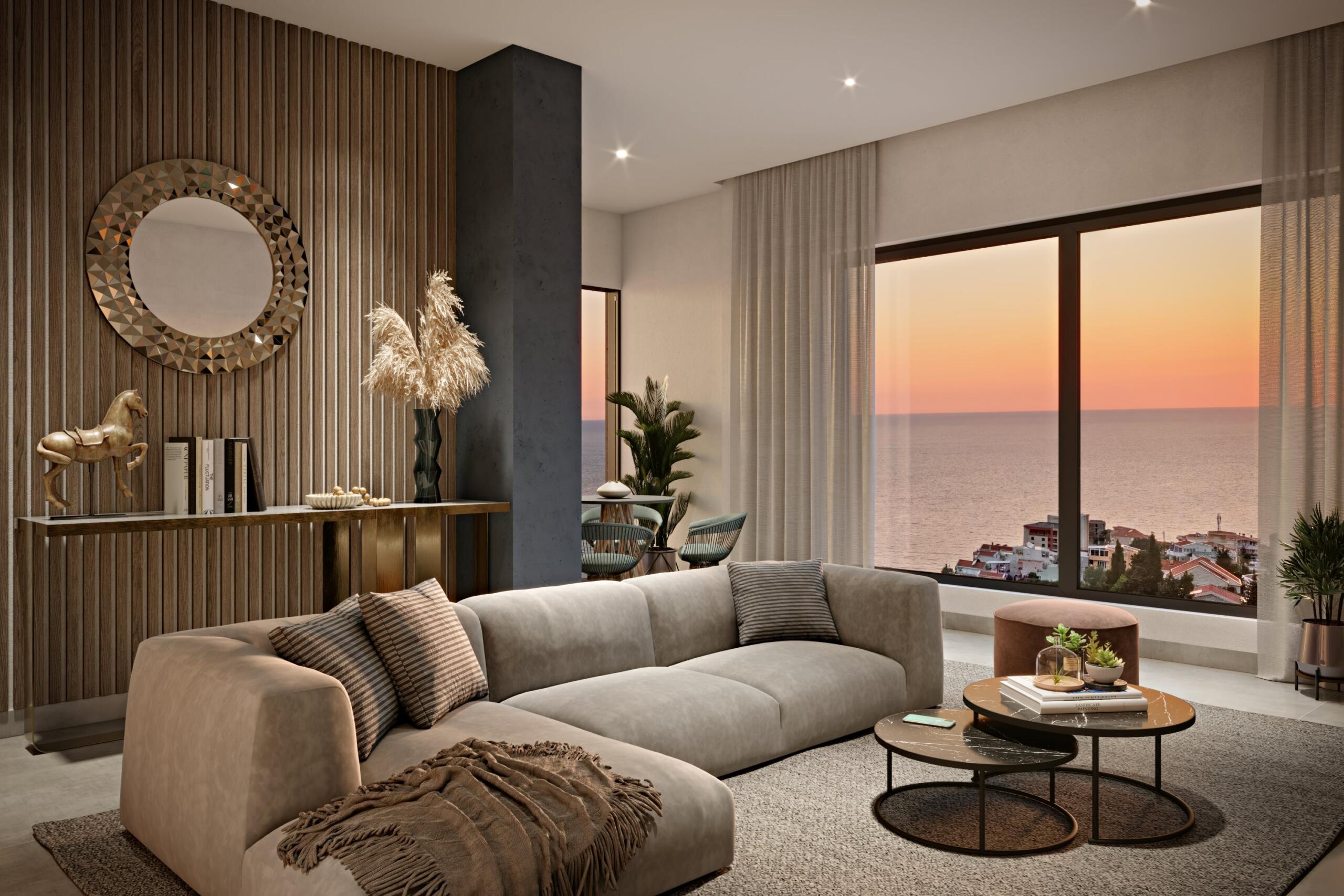 Apartments in Bar with a Pool and Breathtaking Sea View