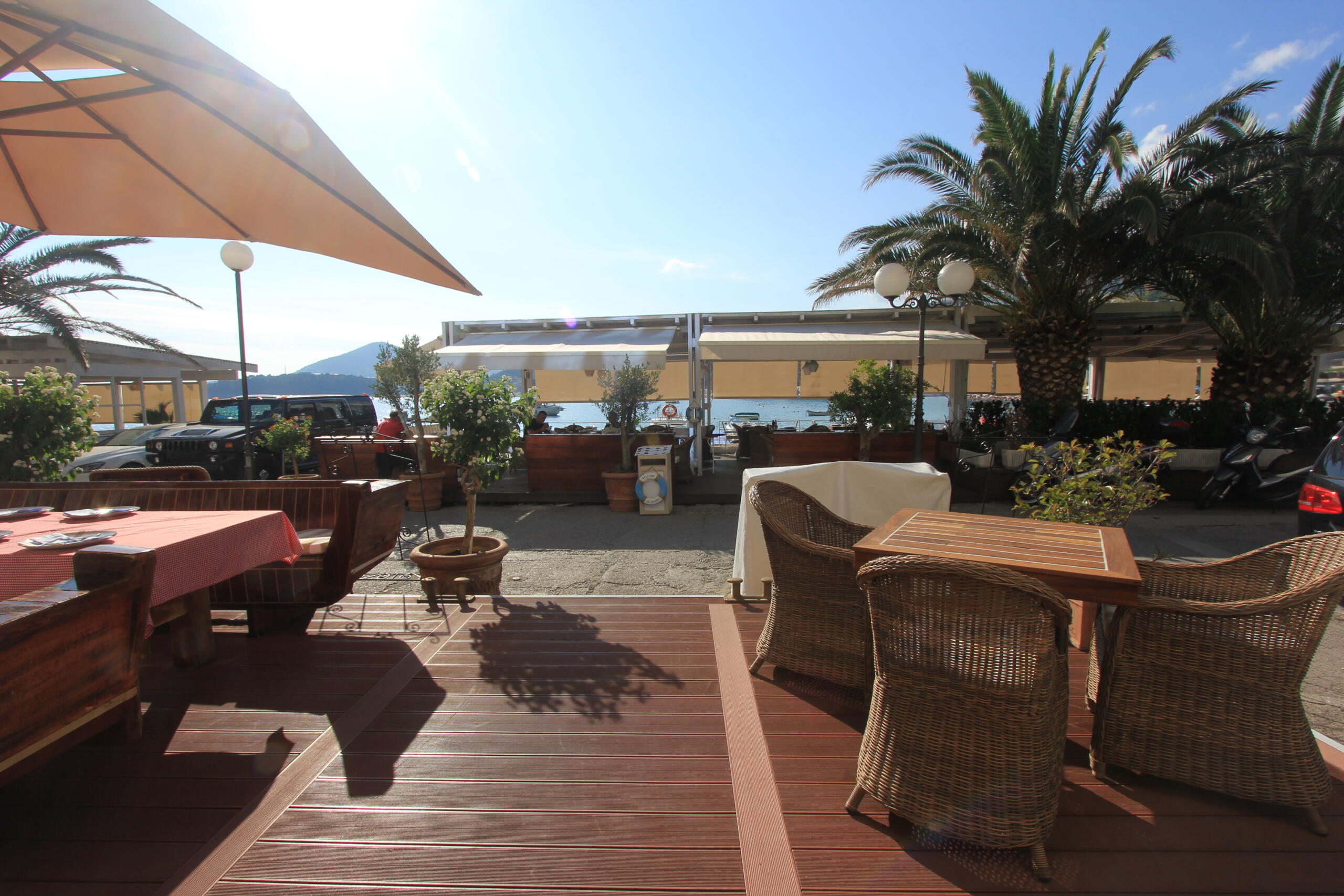 Restaurant first line to the sea in Rafailovici for sale