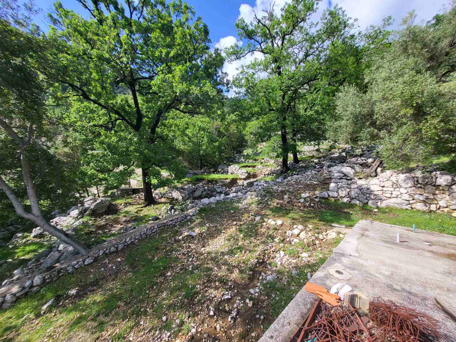 Plot with Sea View and Natural Waterfall near Kotor