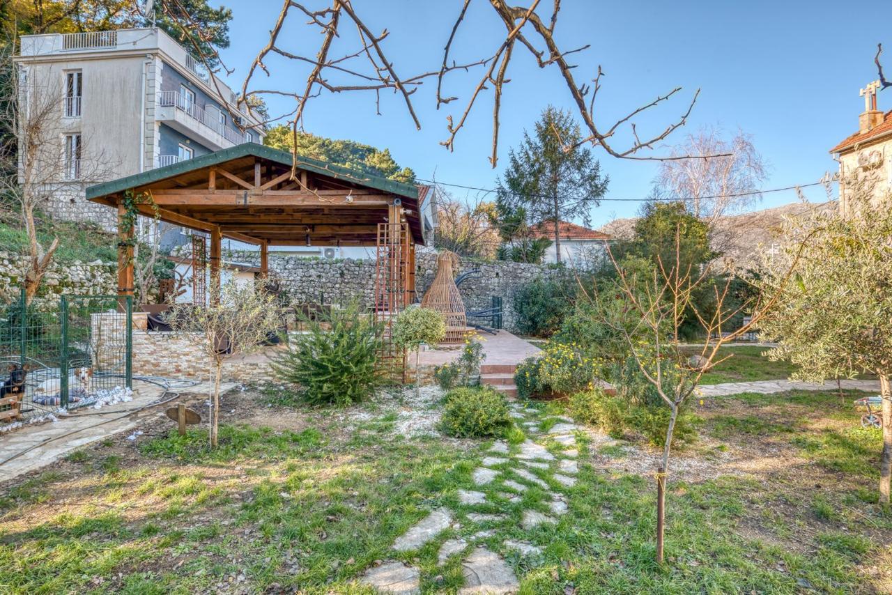 Stunning Stone Villa in Prčanj with Panoramic Bay Views