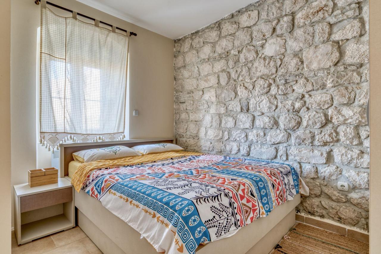 Stunning Stone Villa in Prčanj with Panoramic Bay Views