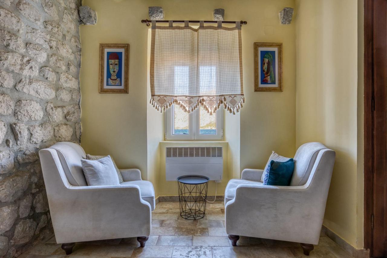 Stunning Stone Villa in Prčanj with Panoramic Bay Views