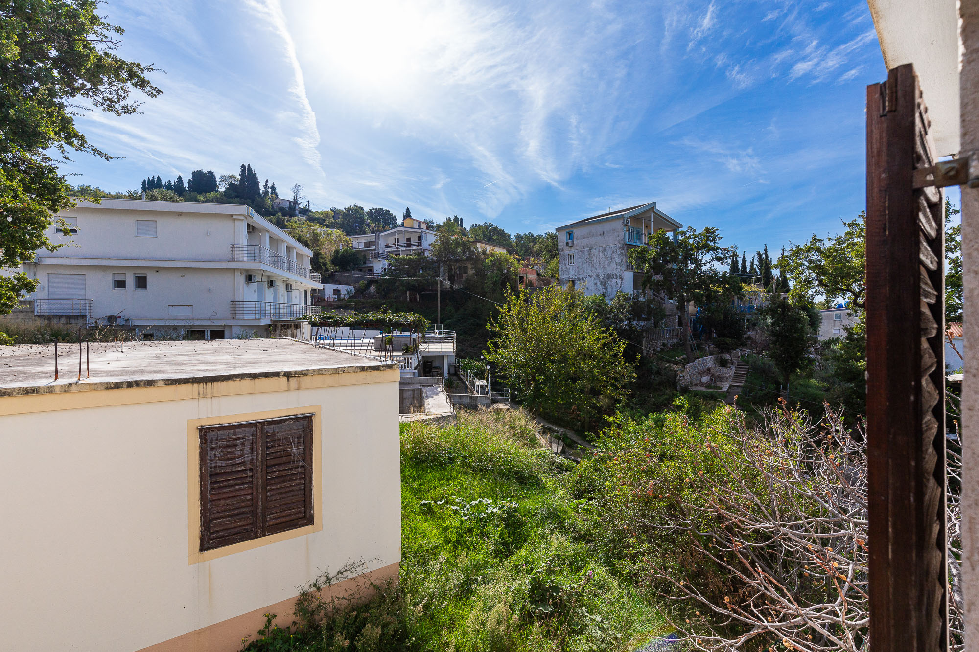 House with a terrace and sea view in Bar
