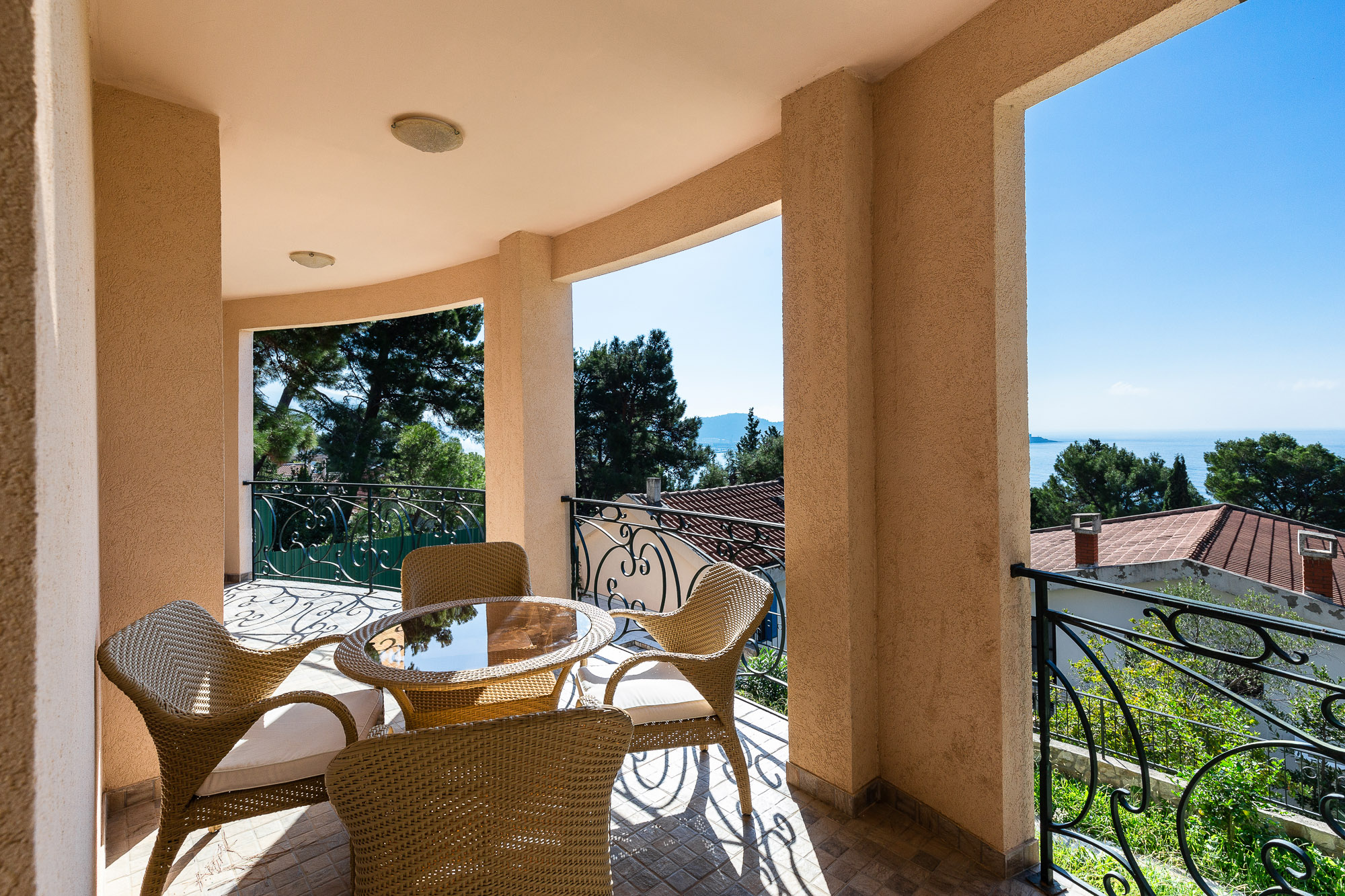 Modern villa in Susanj with a beautiful sea view