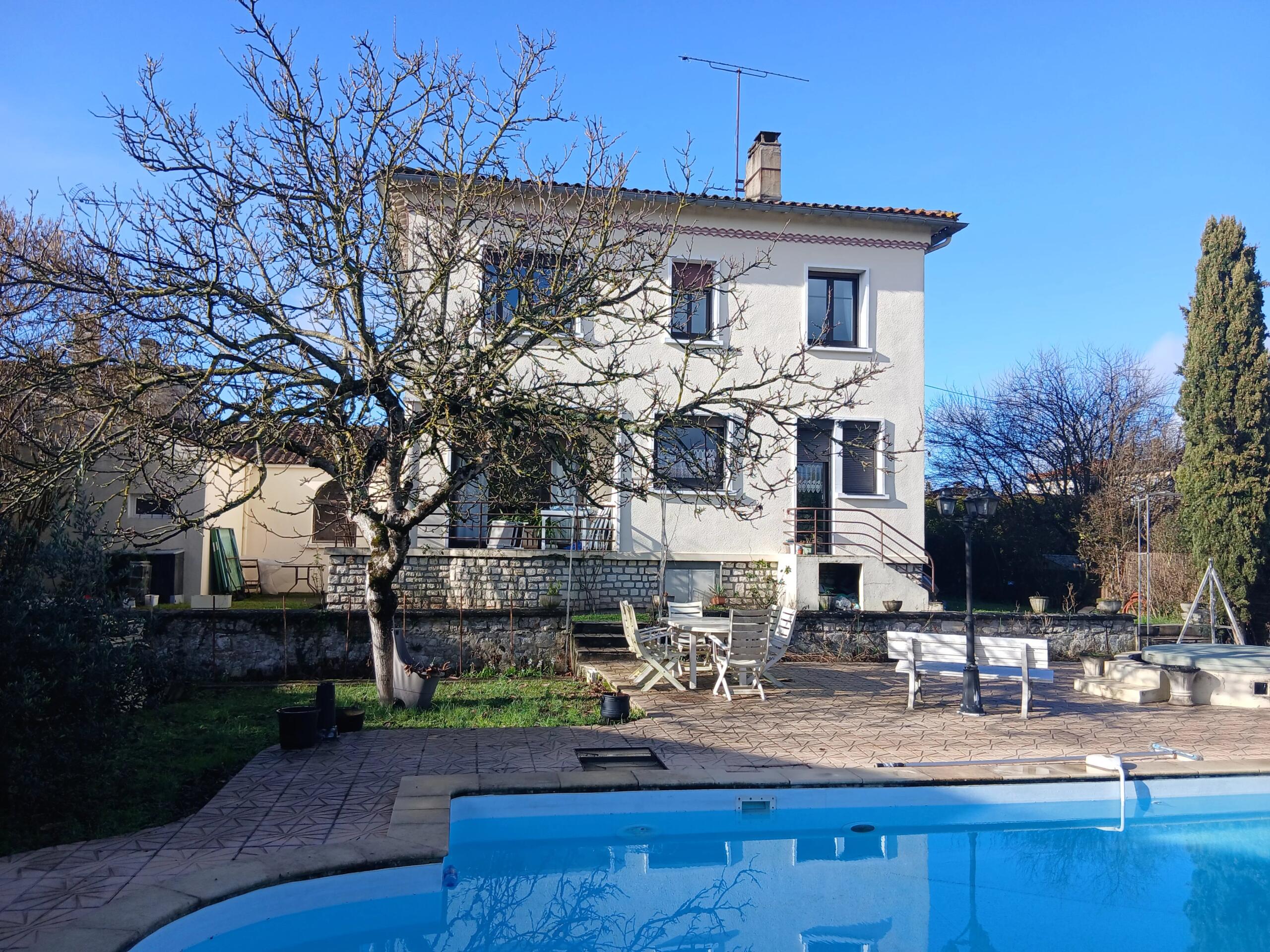 Fabulous house in the heart of Cognac, with pool and garage, Poitou-Charentes – France – BVI84094