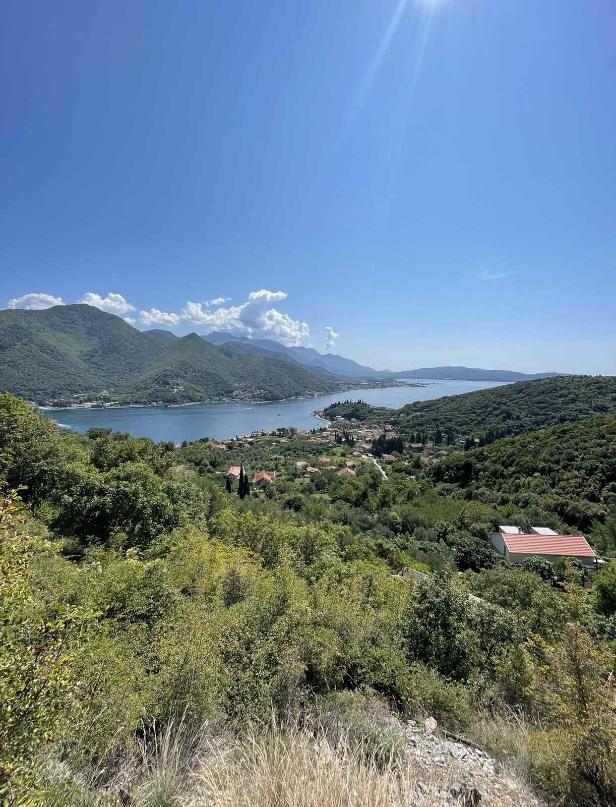Urbanized plot in Herceg Novi with a sea view