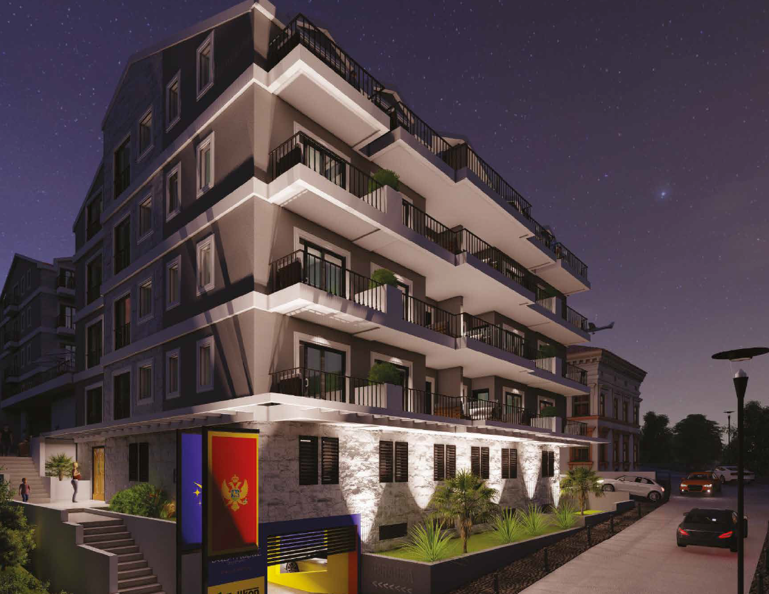 Newly built apartments with infrastructure in Budva