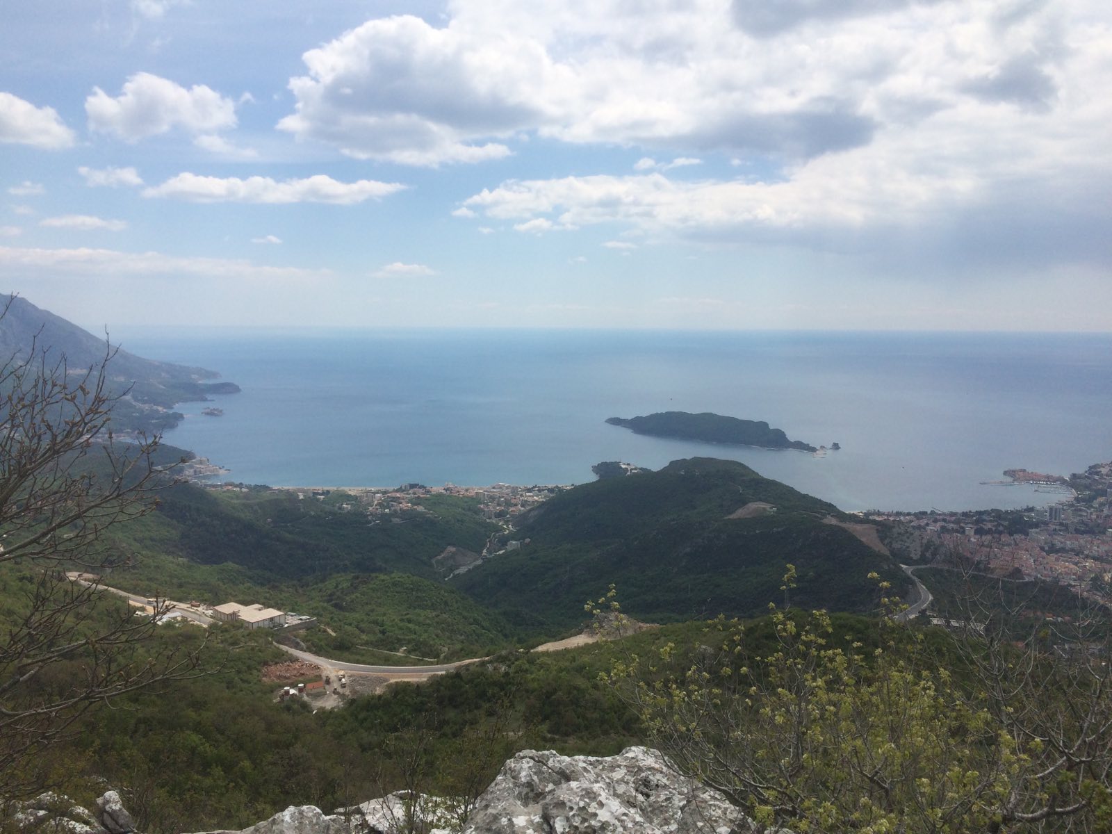 Plot for sale in Lapcici with a panoramic sea view