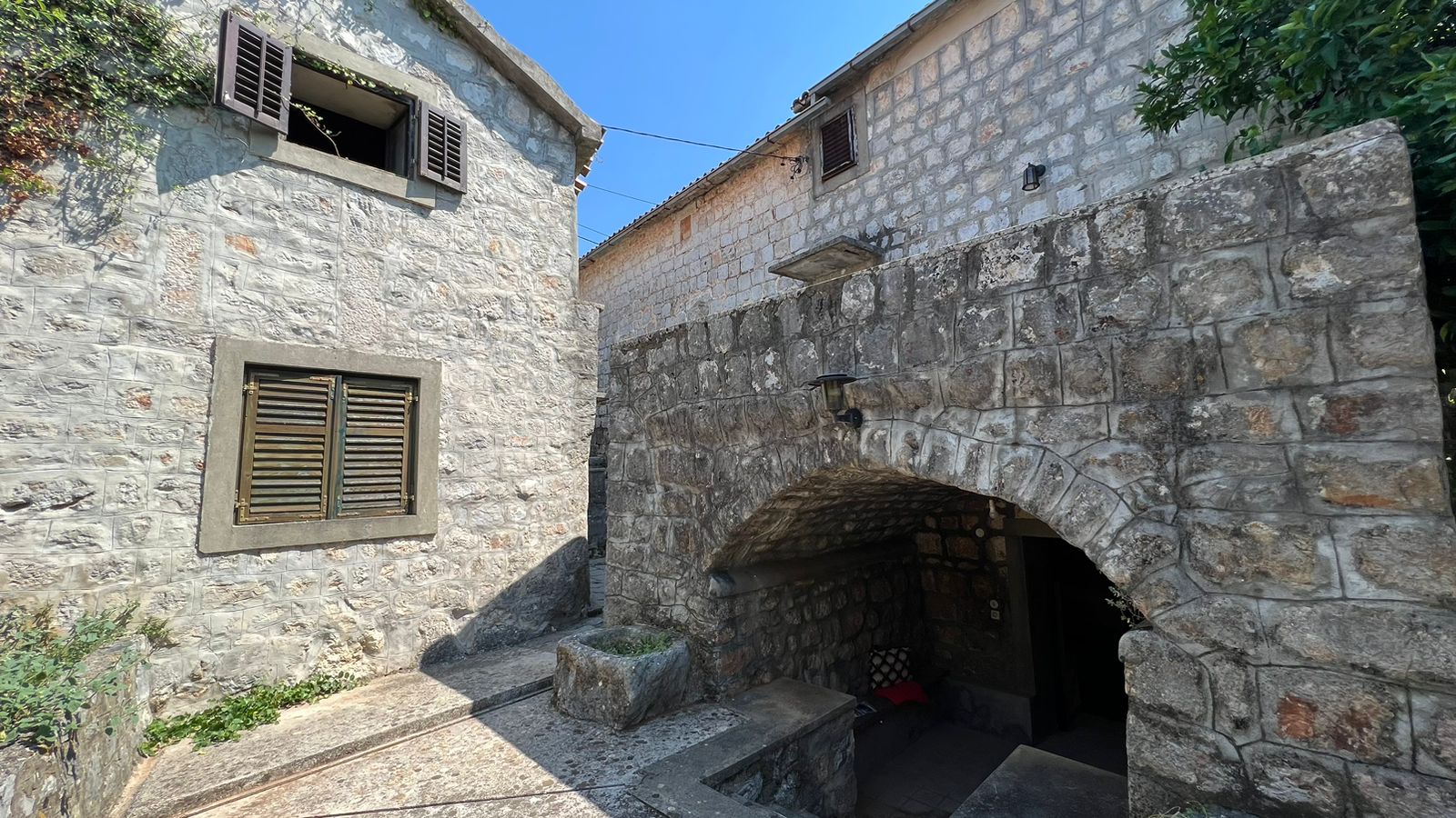 Three houses in the charming village of Klinci on the Lustica peninsula