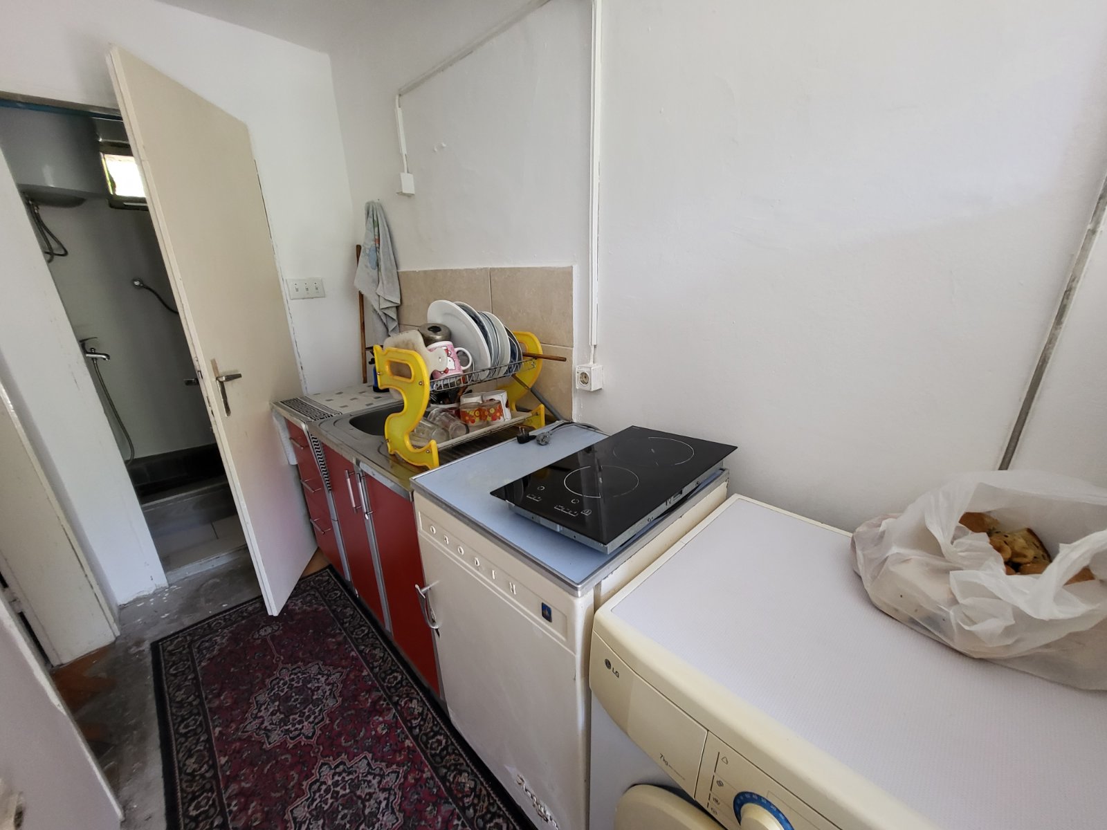 House in Budva with a panoramic view of the sea and the city