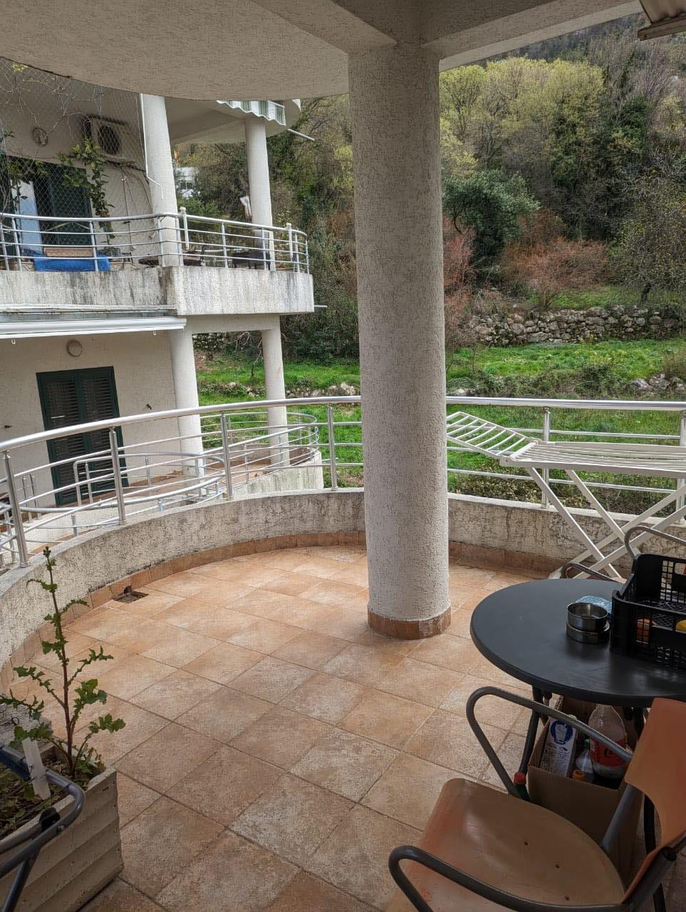 Apartment in Risan with sea and mountain views