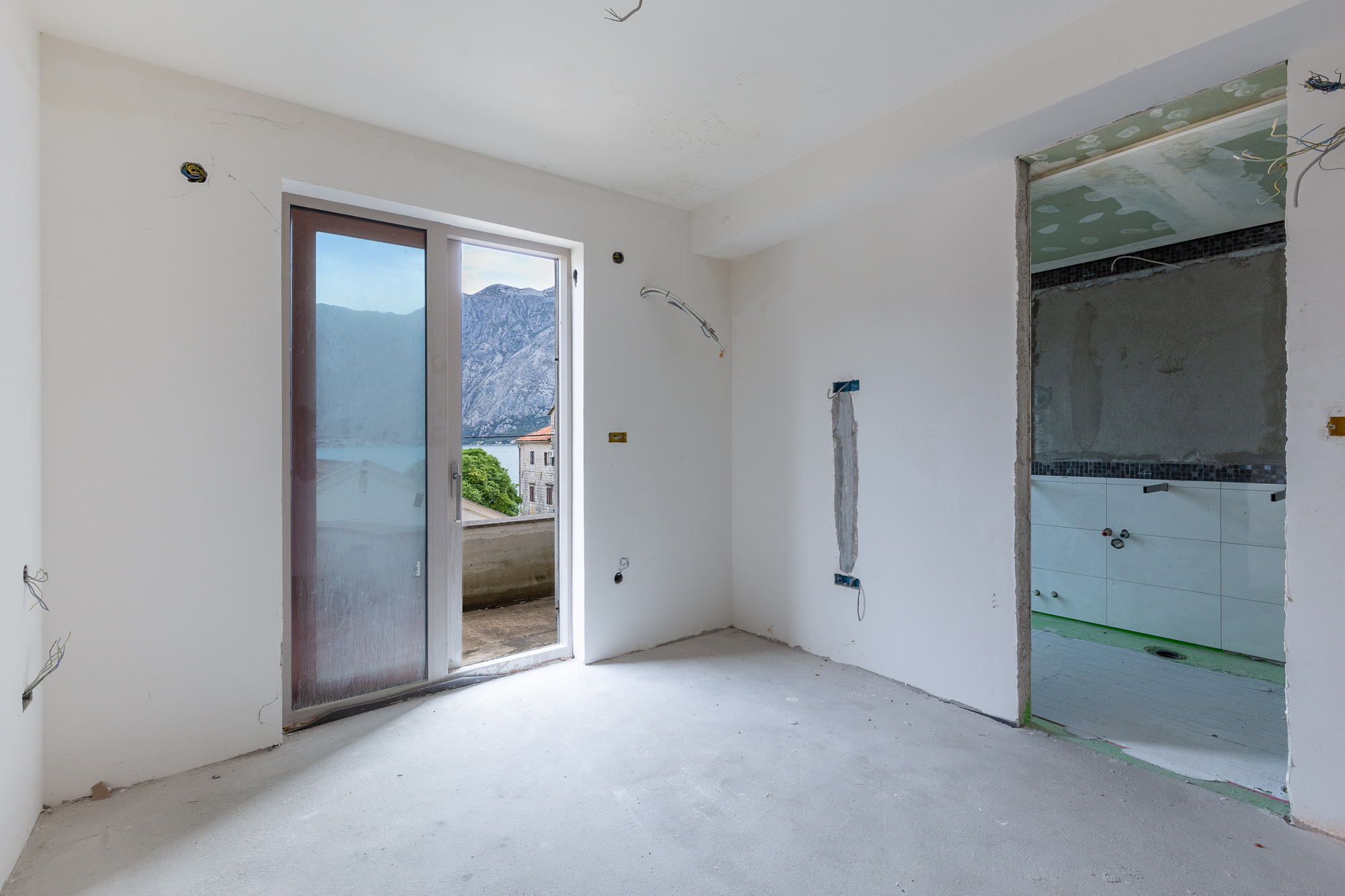 Three-storey house with a view of  the Bay of Kotor