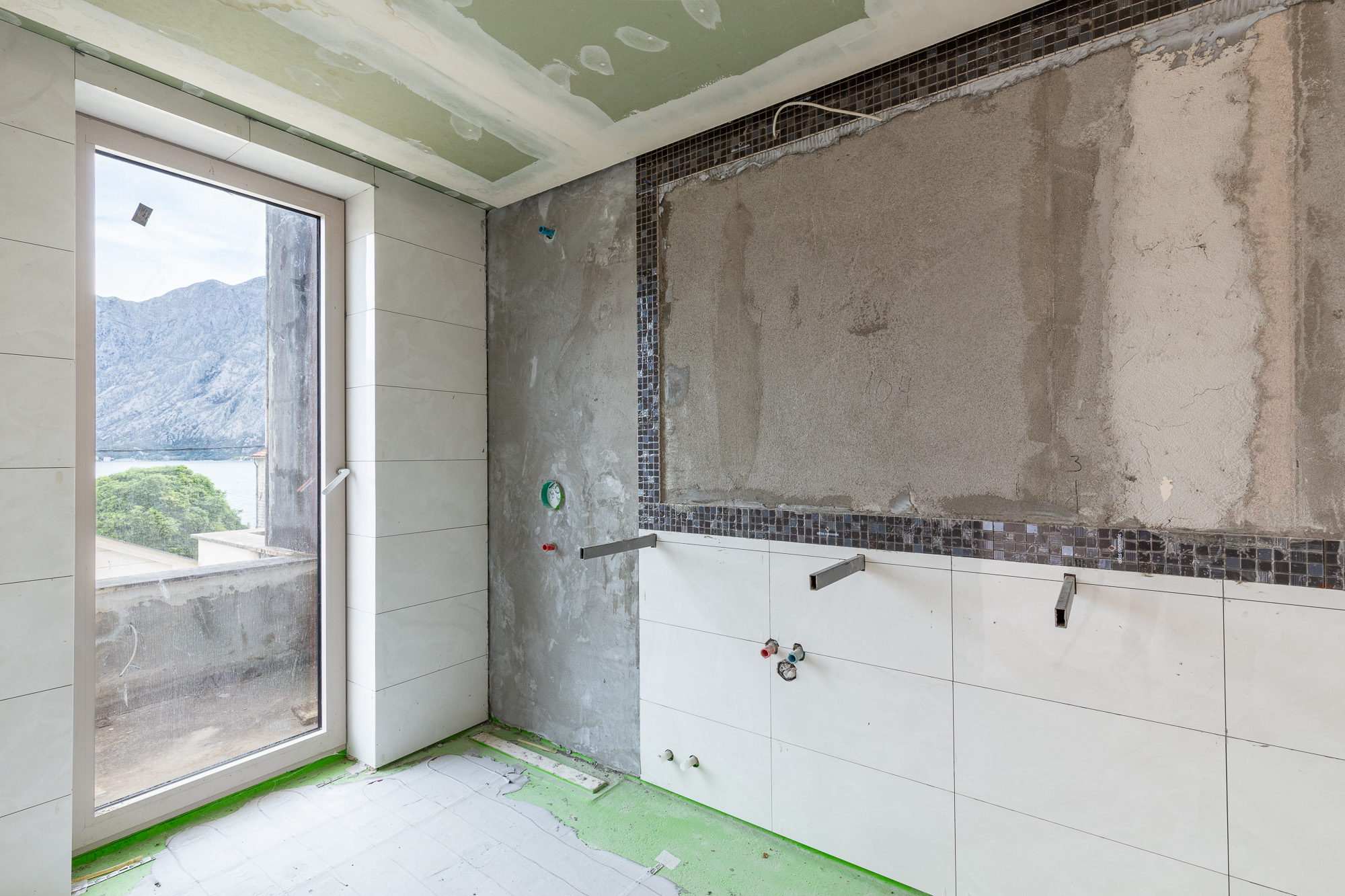 Three-storey house with a view of  the Bay of Kotor