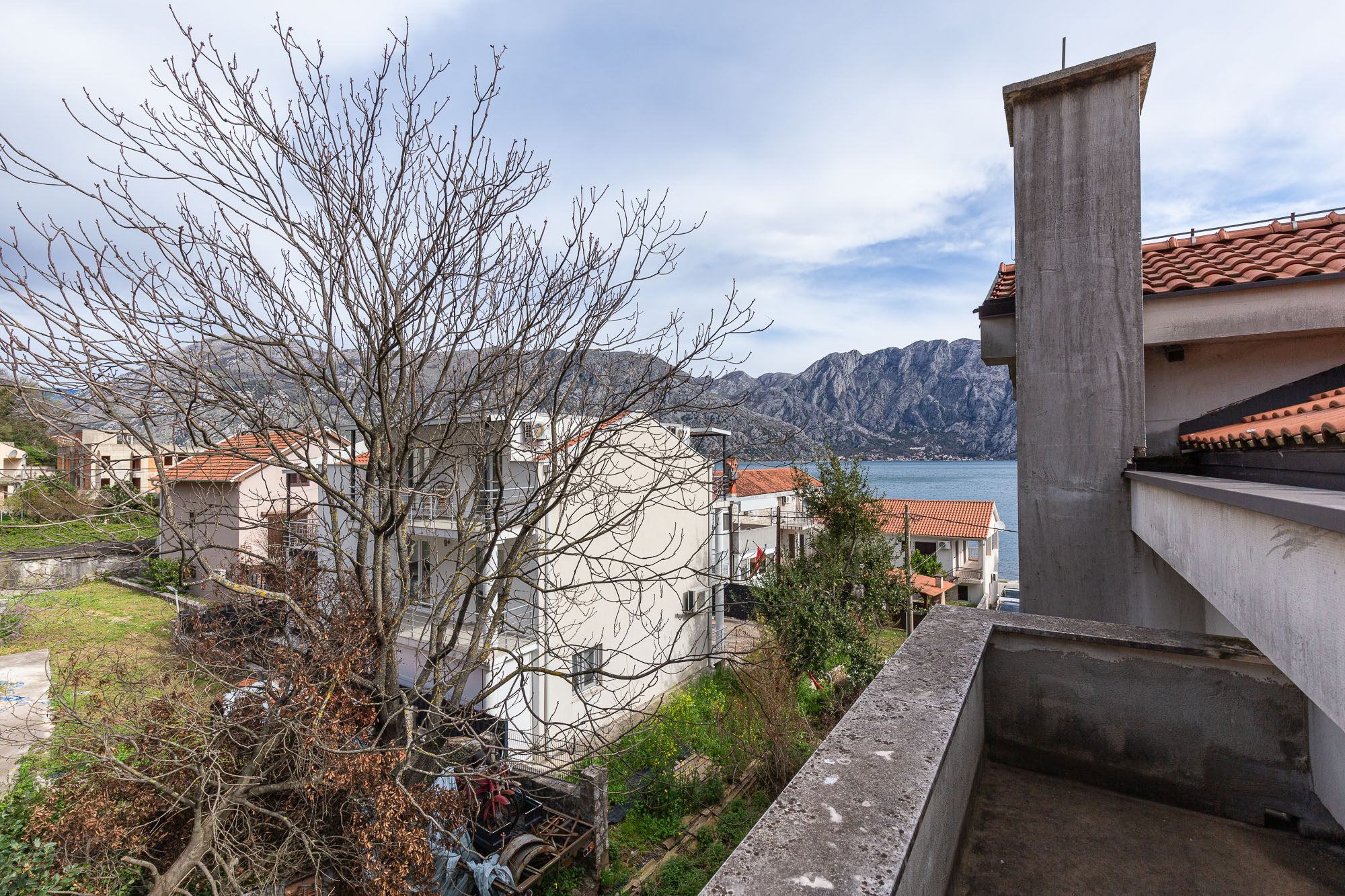 Three-storey house with a view of  the Bay of Kotor