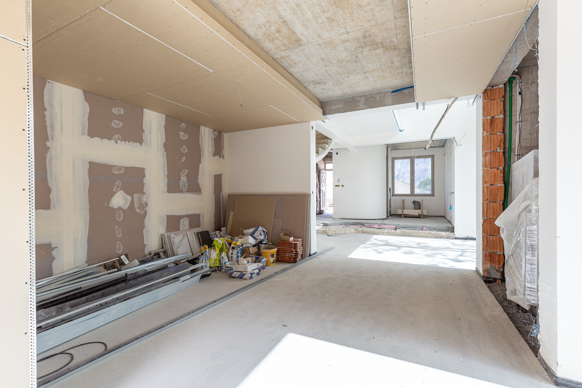 Three-storey house with a view of  the Bay of Kotor