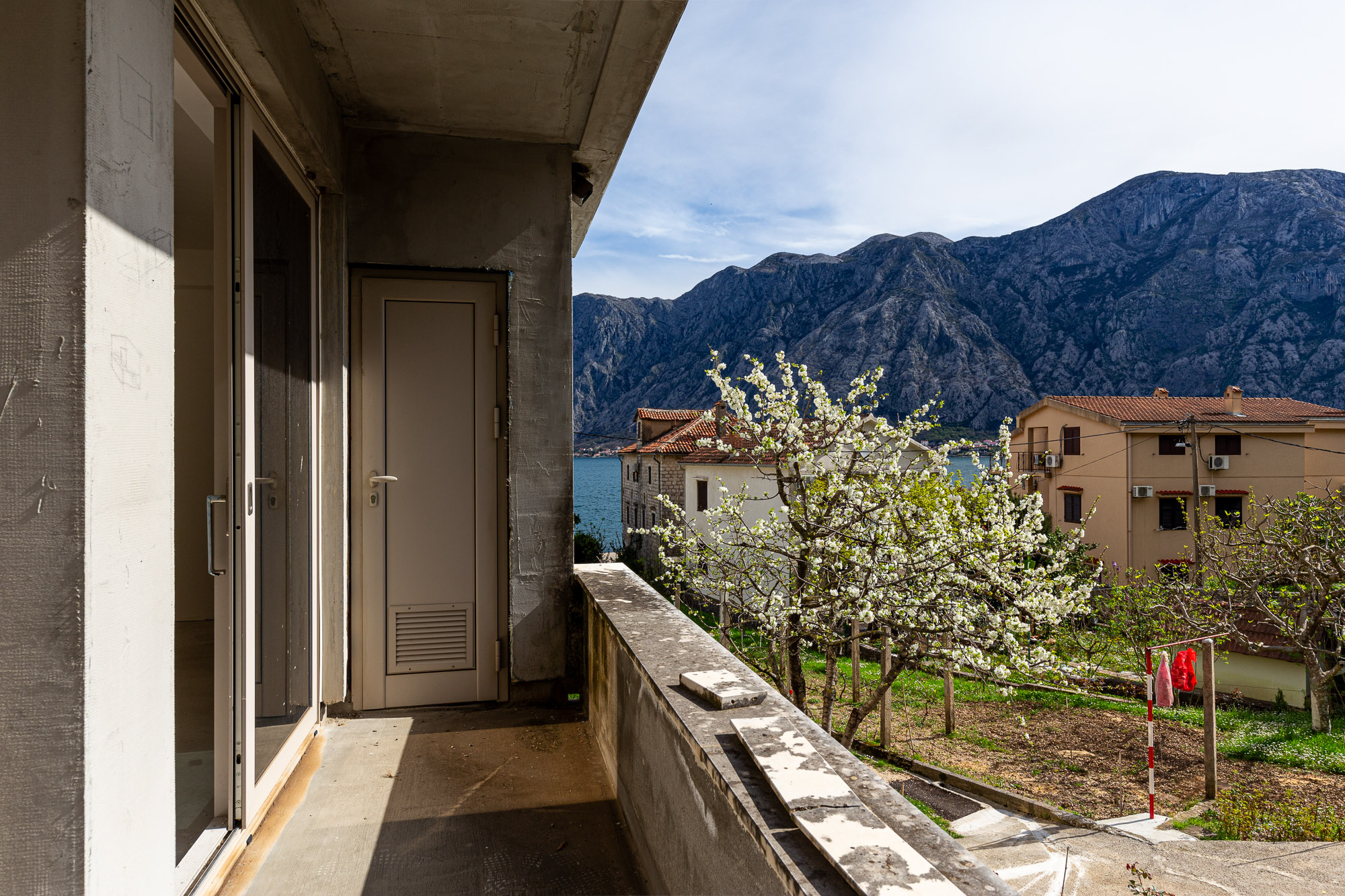 Three-storey house with a view of  the Bay of Kotor