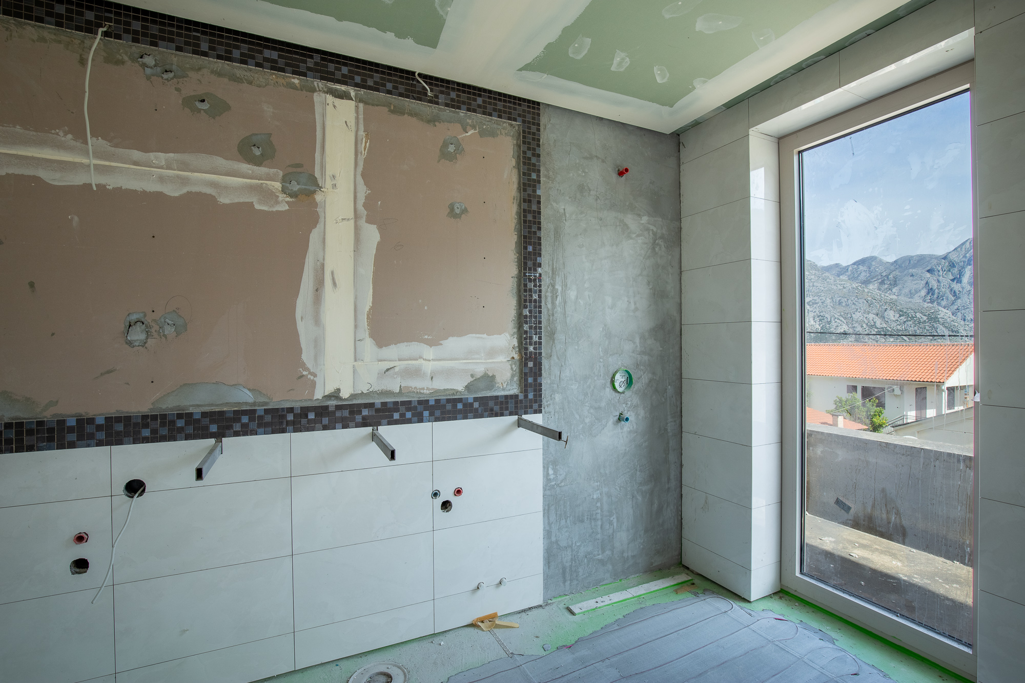 Three-storey house with a view of  the Bay of Kotor