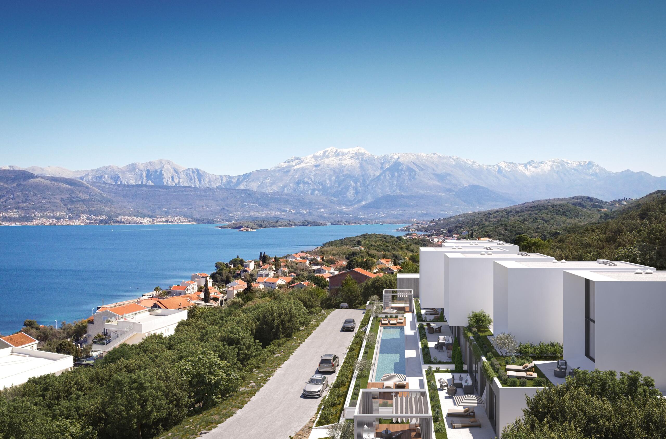 Modern Apartments with Breath-taking View on Sea – Tivat, Krasici