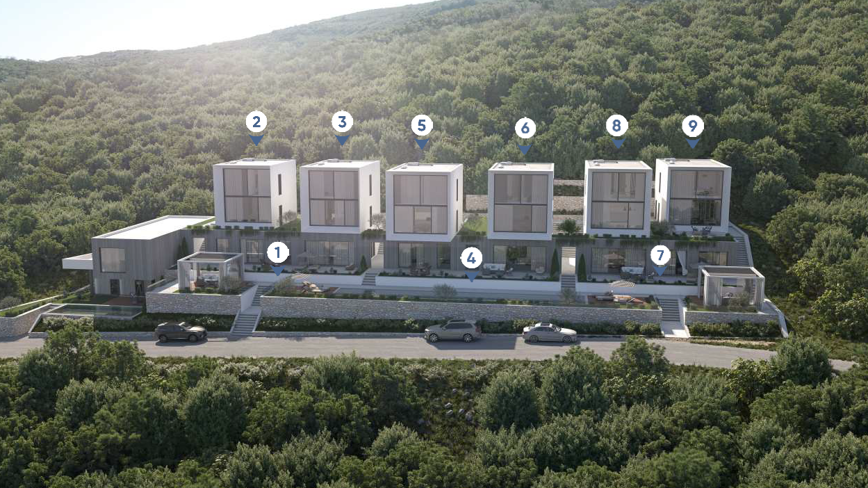 Modern Apartments with Breath-taking View on Sea – Tivat, Krasici