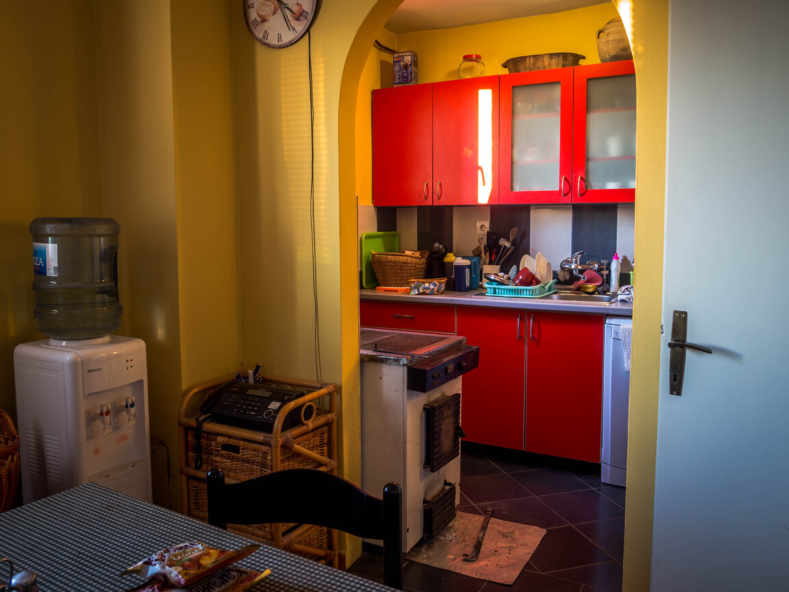 House with a plot and a panoramic view of Budva