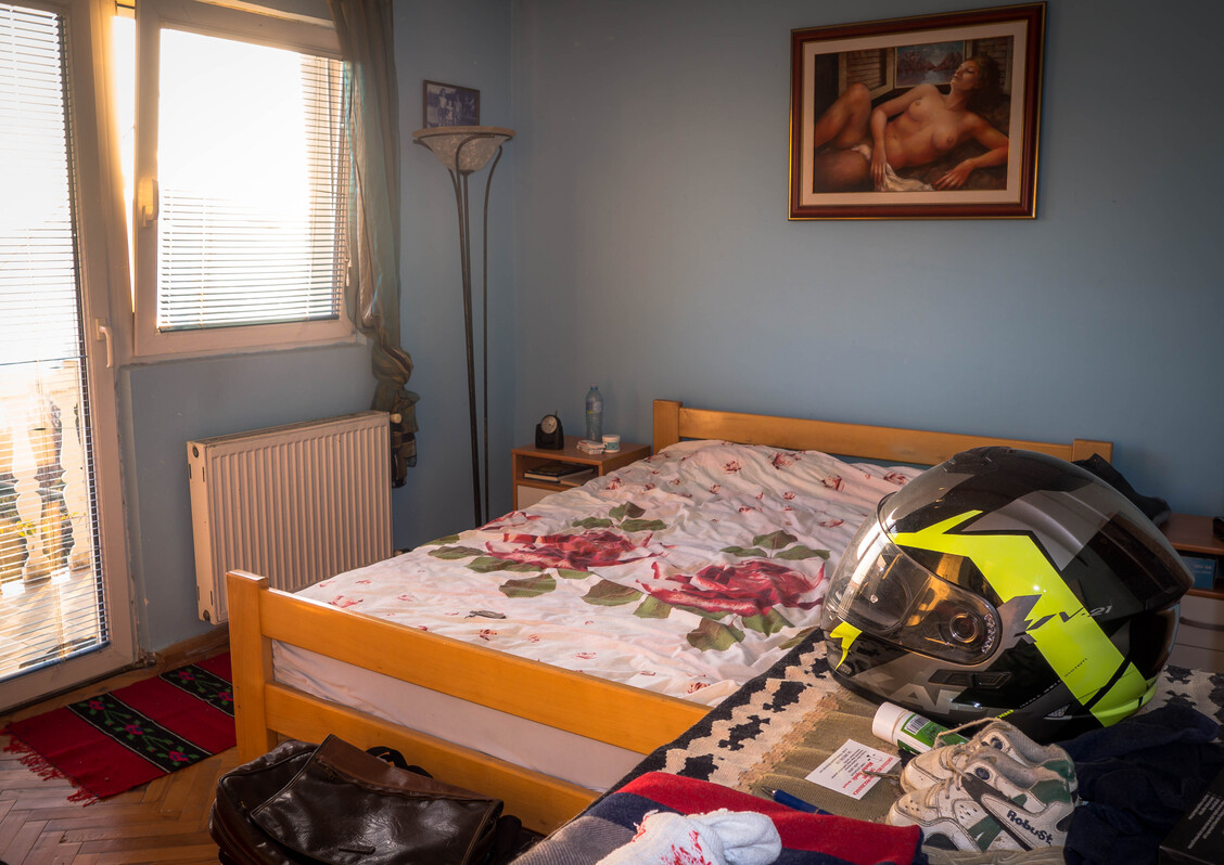 House with a plot and a panoramic view of Budva