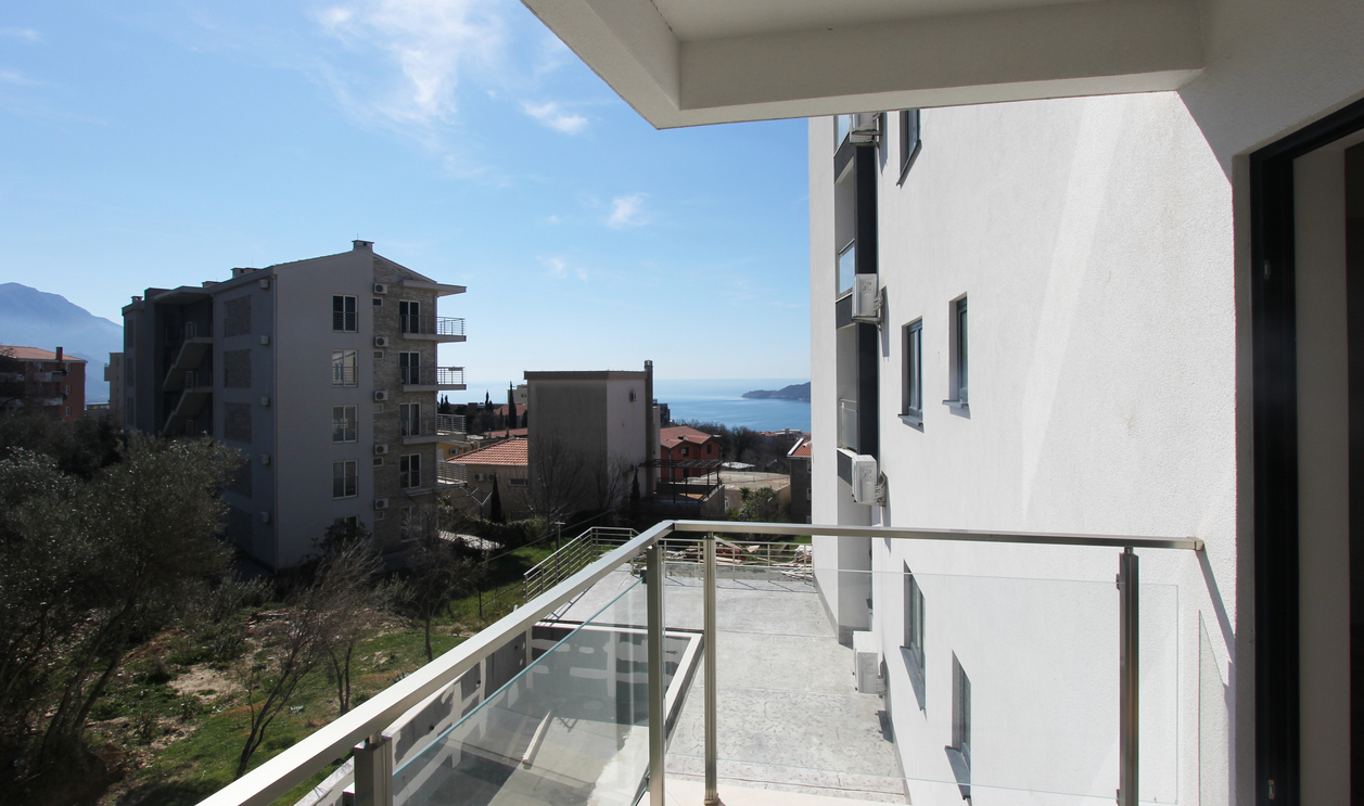 One bedroom apartment in Bečići with sea view