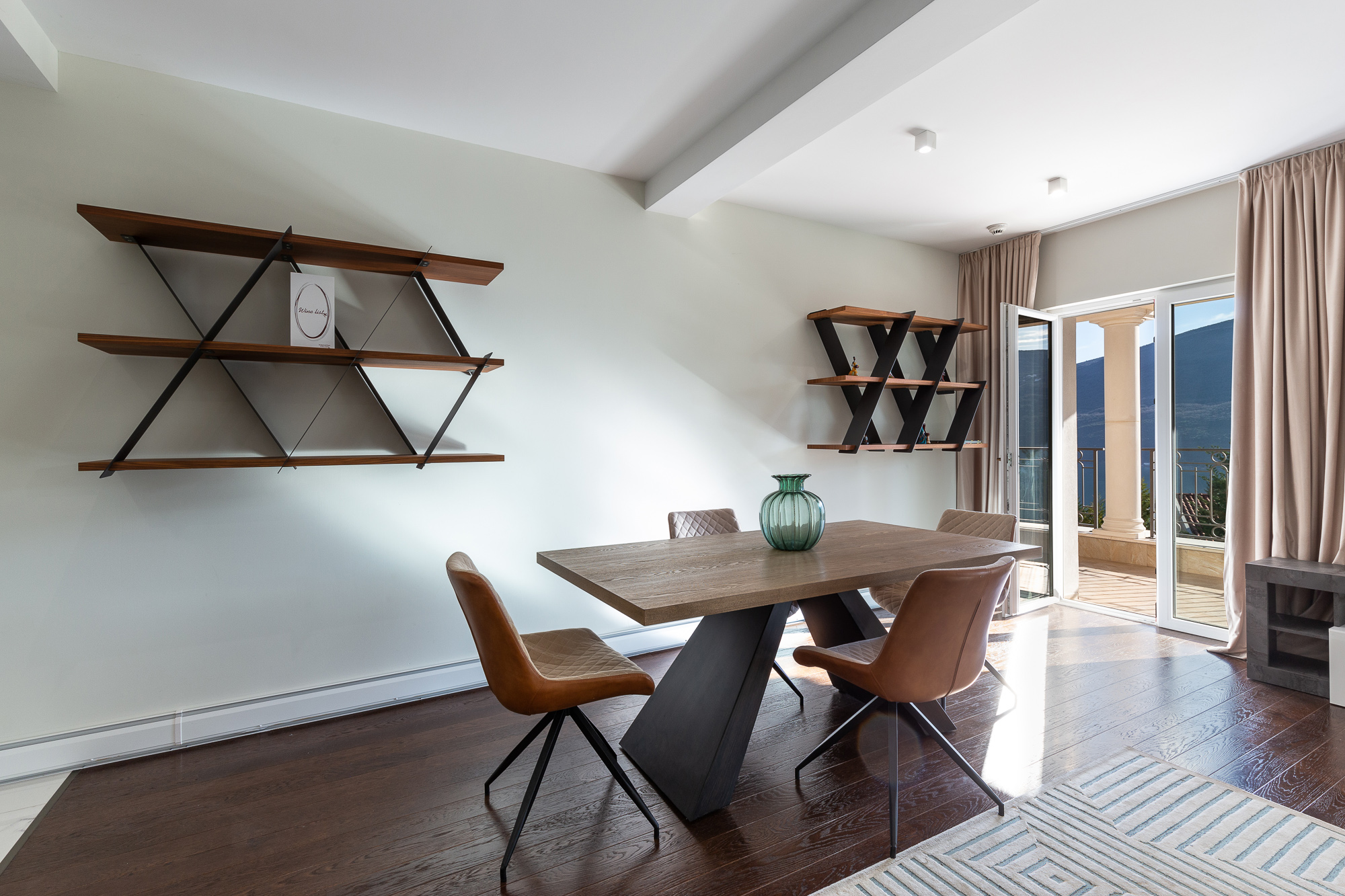 For sale new villas in a complex overlooking the Bay of Kotor