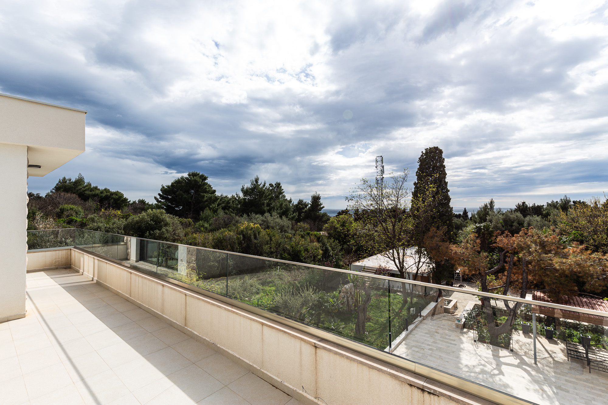 Luxurious three-storey villa with a large yard