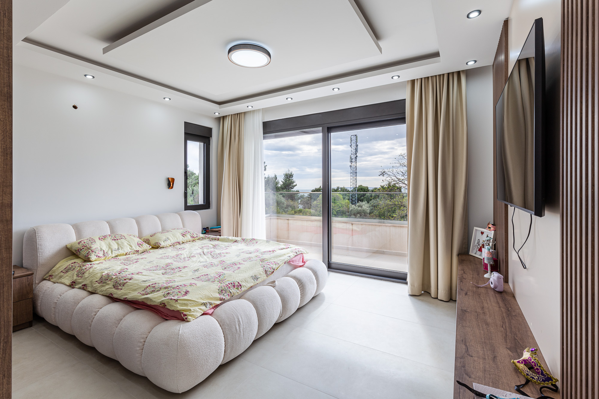 Luxurious three-storey villa with a large yard