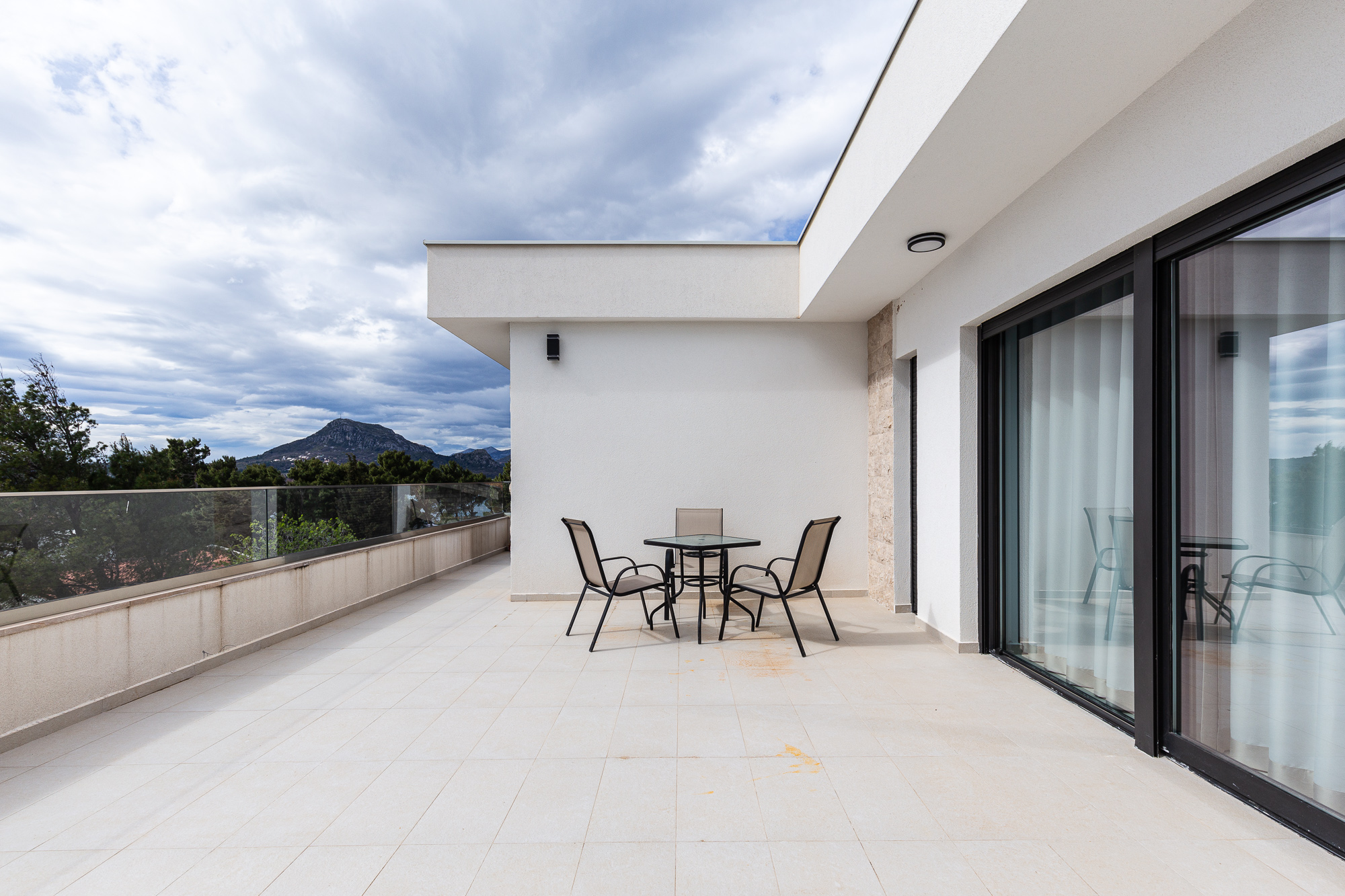 Luxurious three-storey villa with a large yard